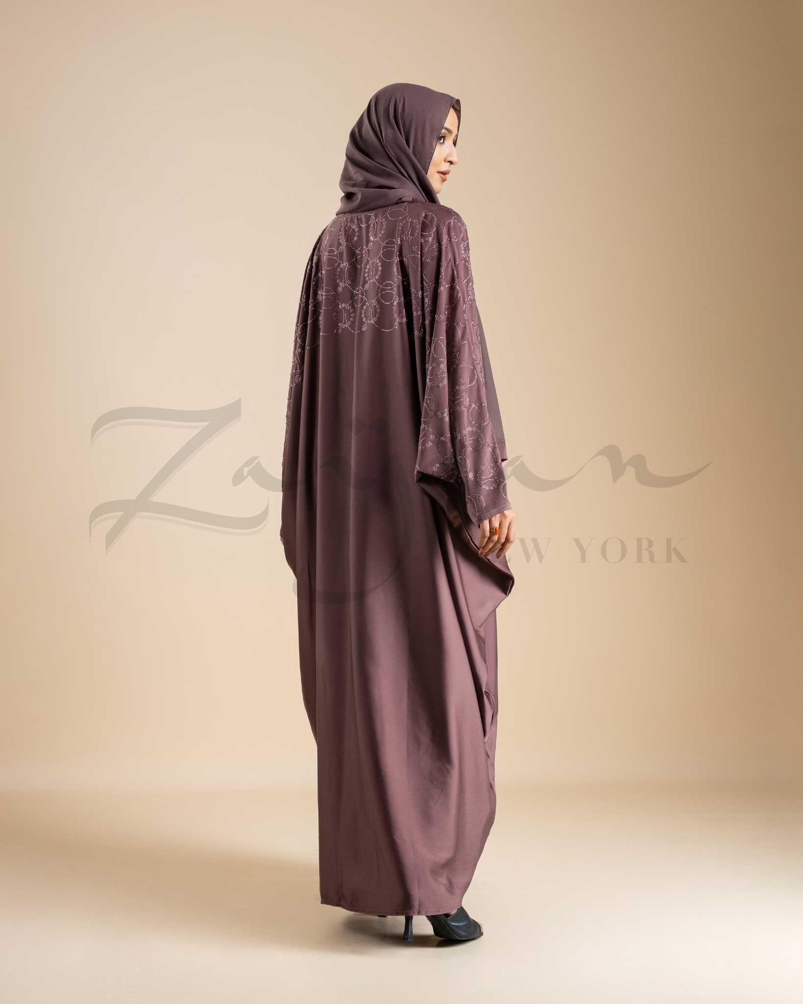 Filigree Sleeve Abaya