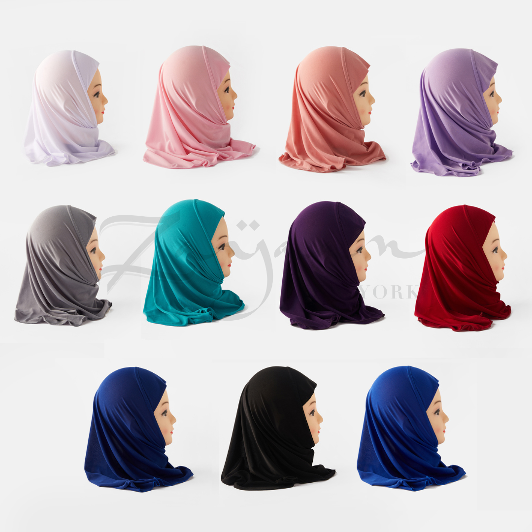 Zayaan Kids Plain Hijab Small