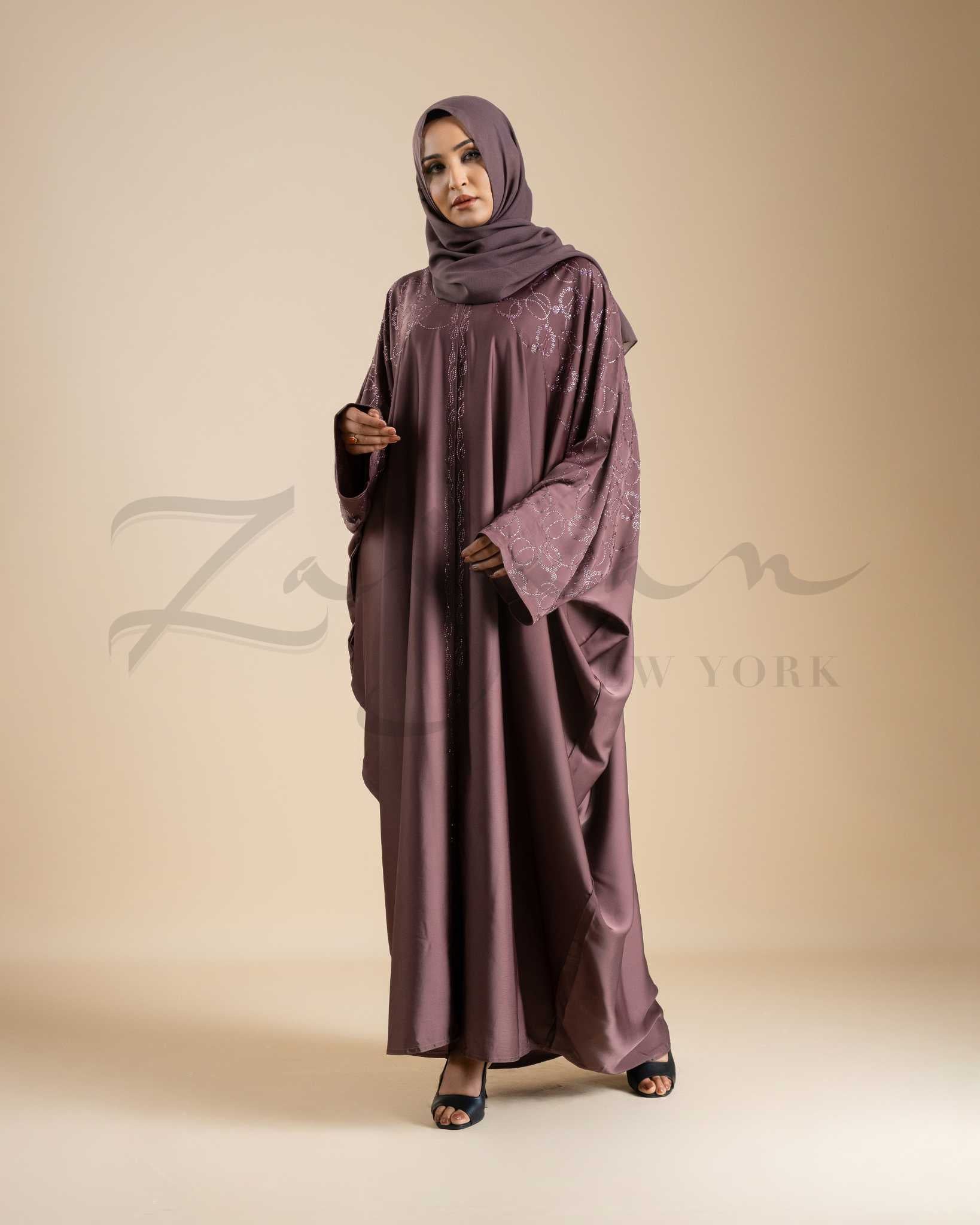 Filigree Sleeve Abaya