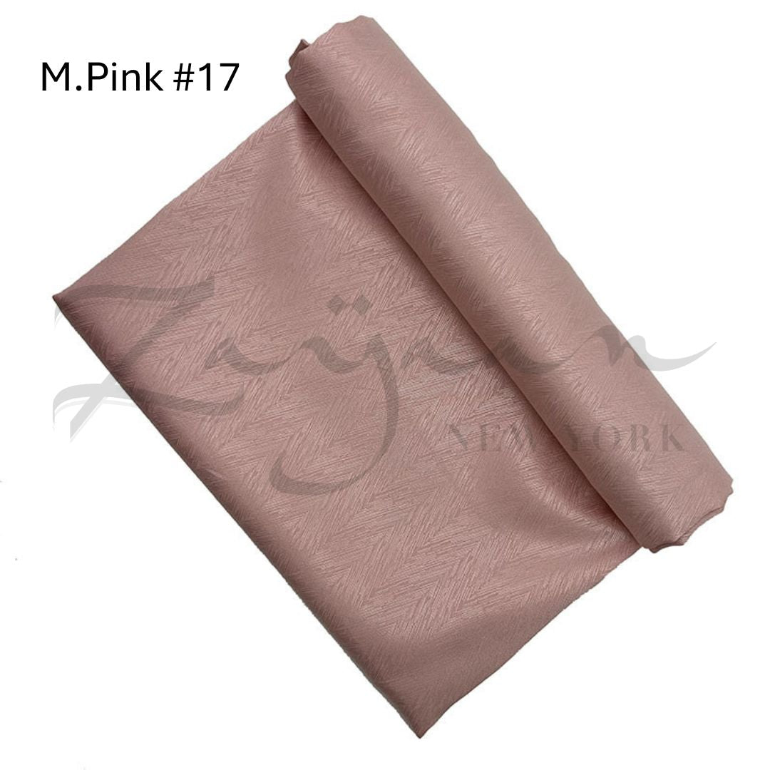 Diagonal Flower Satin Hijab