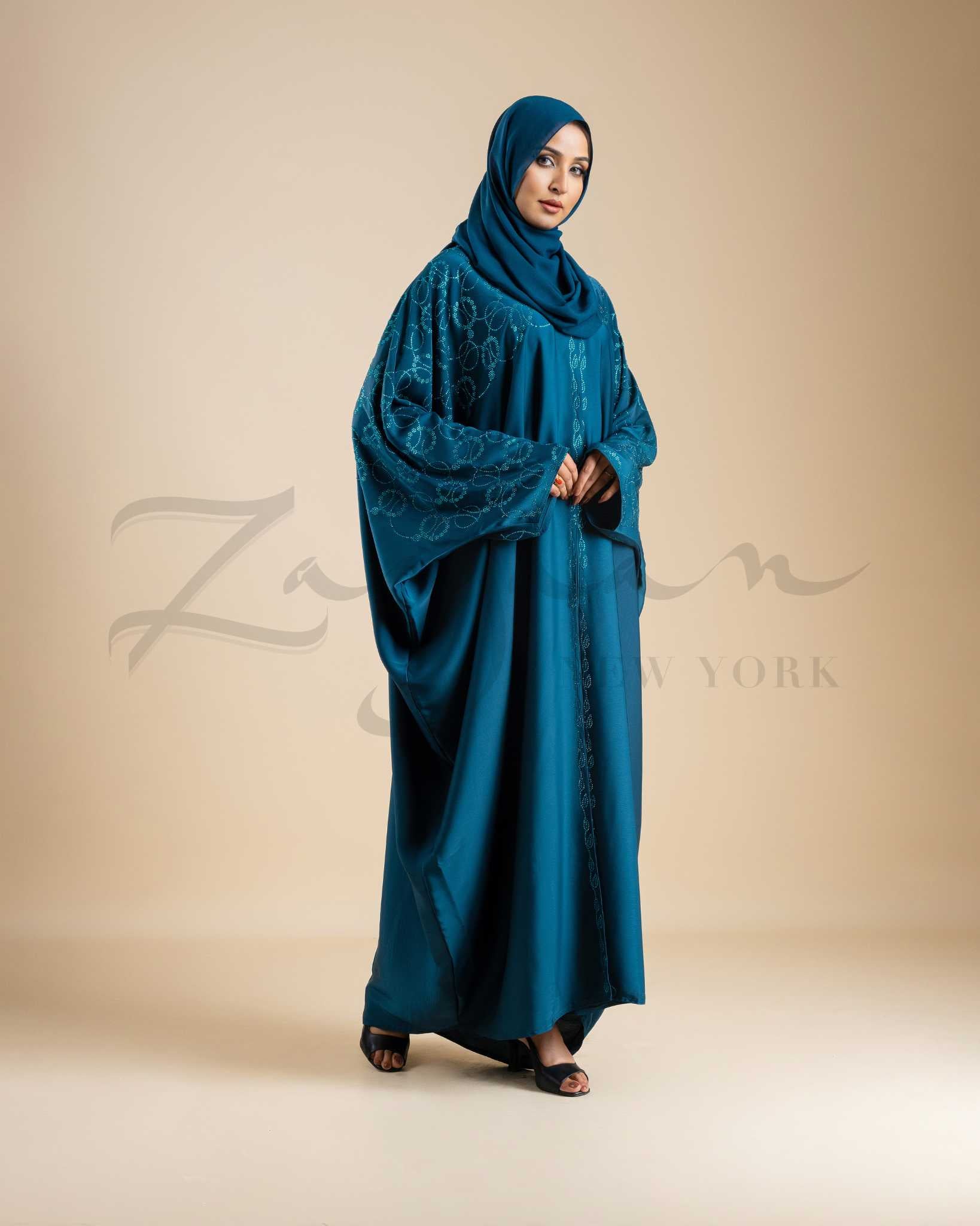 Filigree Sleeve Abaya