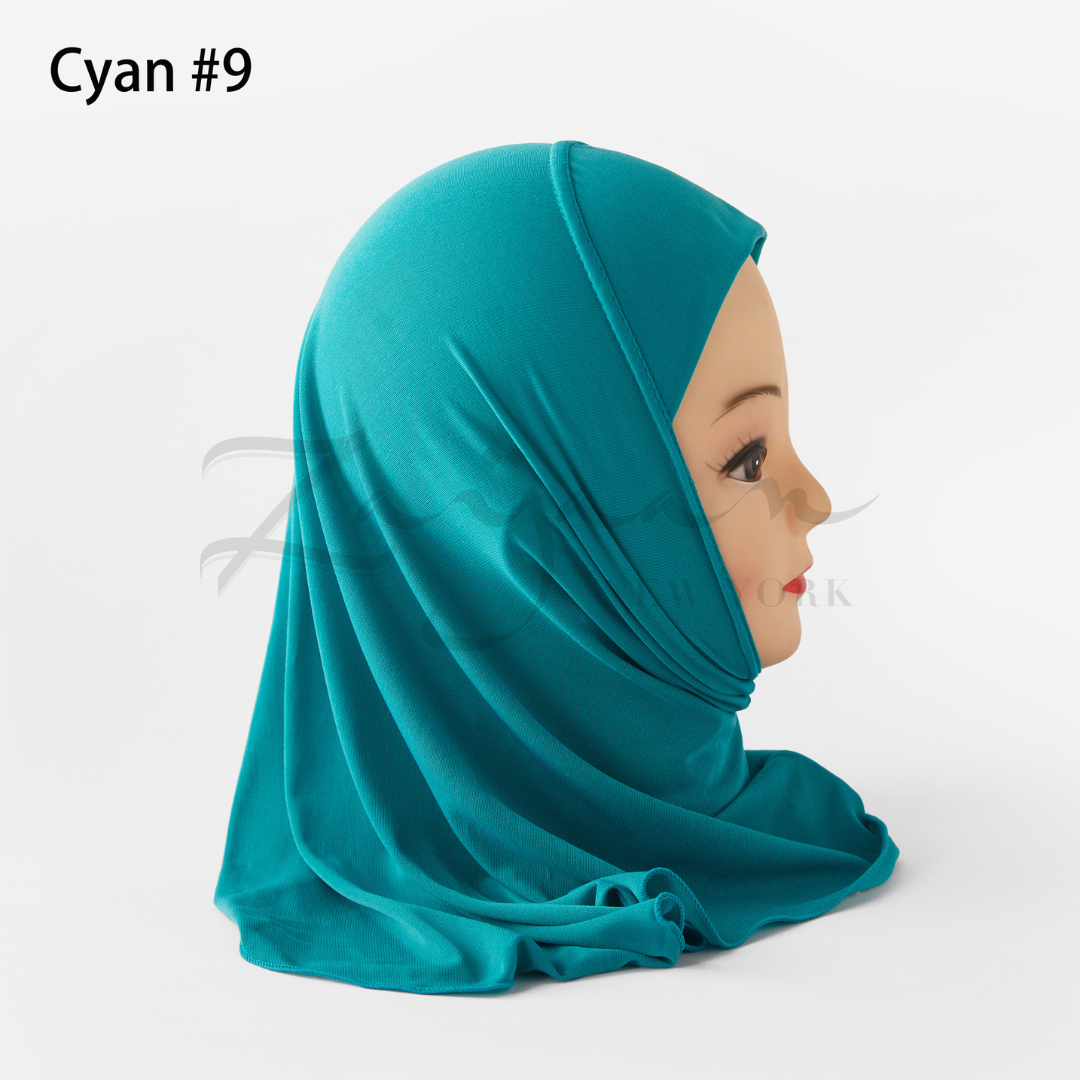 Zayaan Kids Plain Hijab Small
