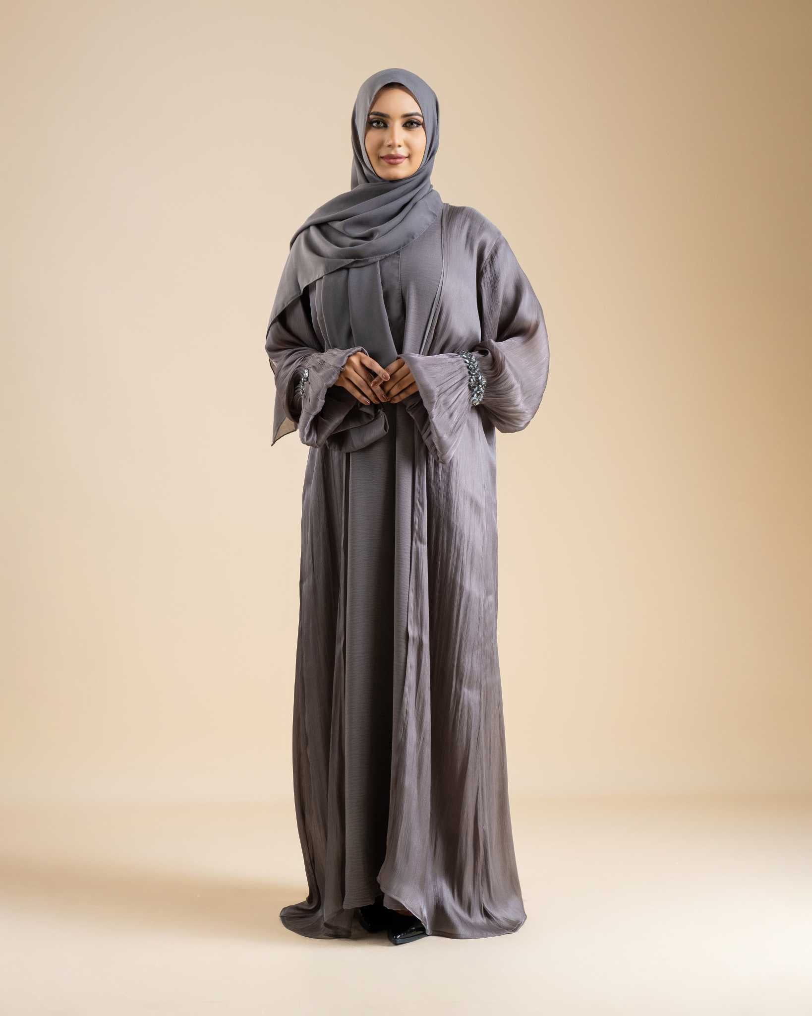 Satin Opulence Abaya