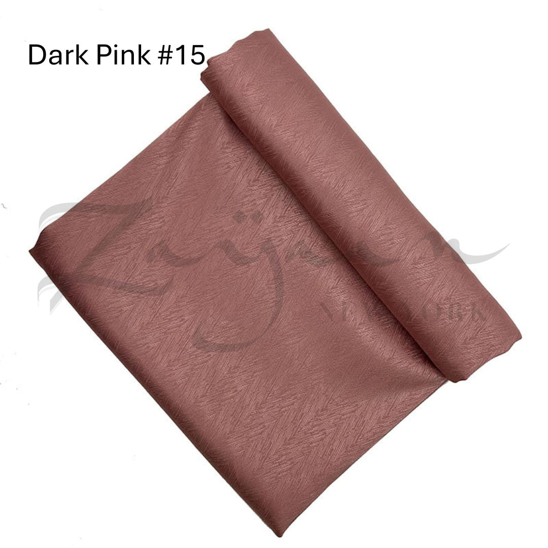 Diagonal Flower Satin Hijab