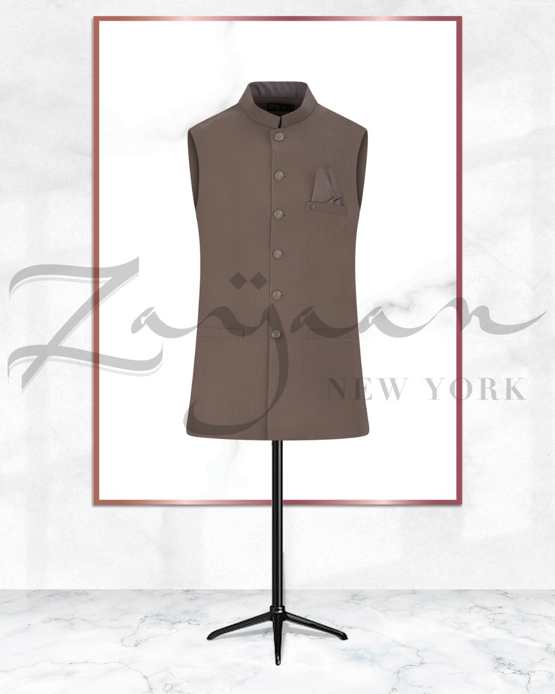 Premium Vest | grey-brown