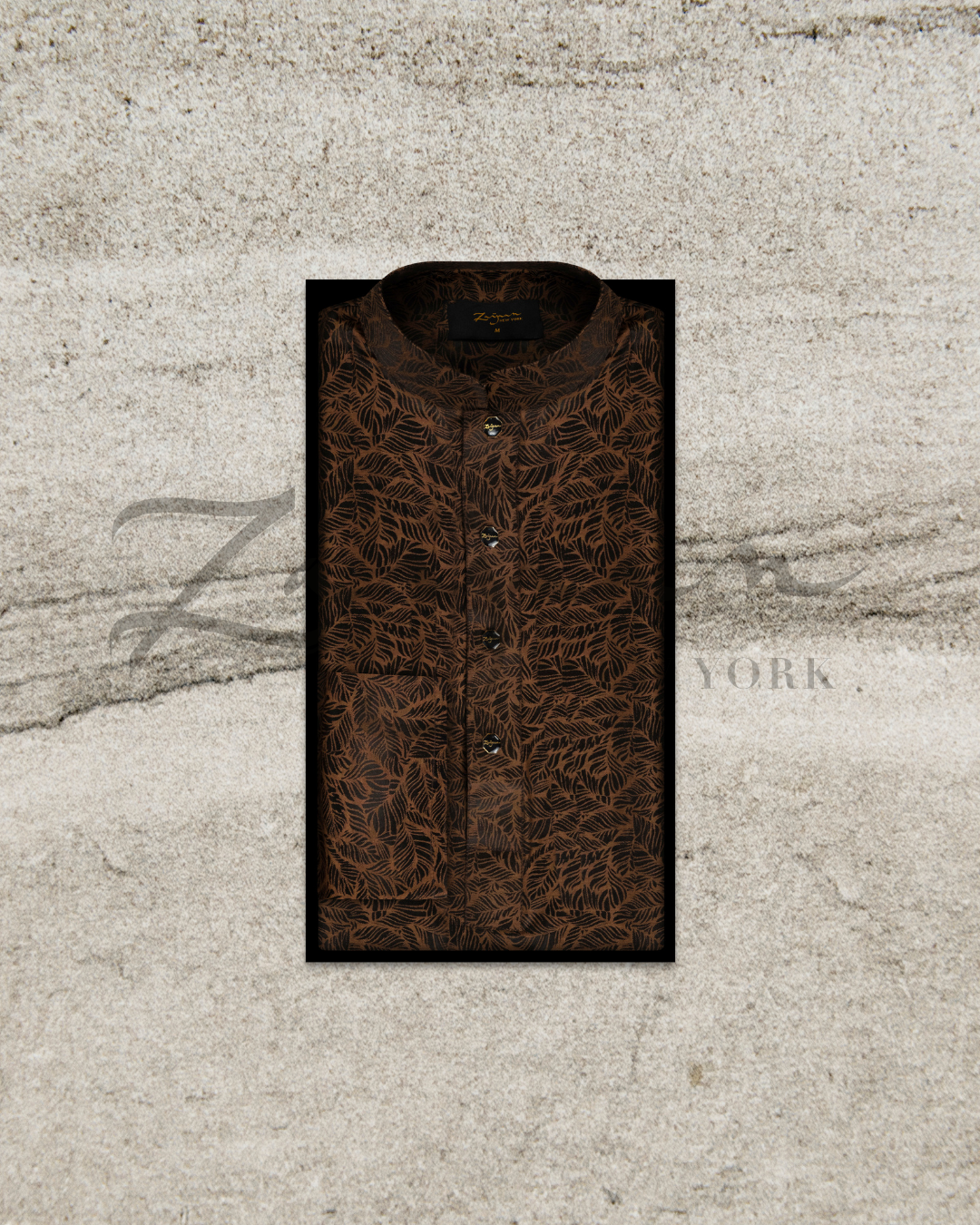 Premium Jacquard Panjabi | Brown | Son