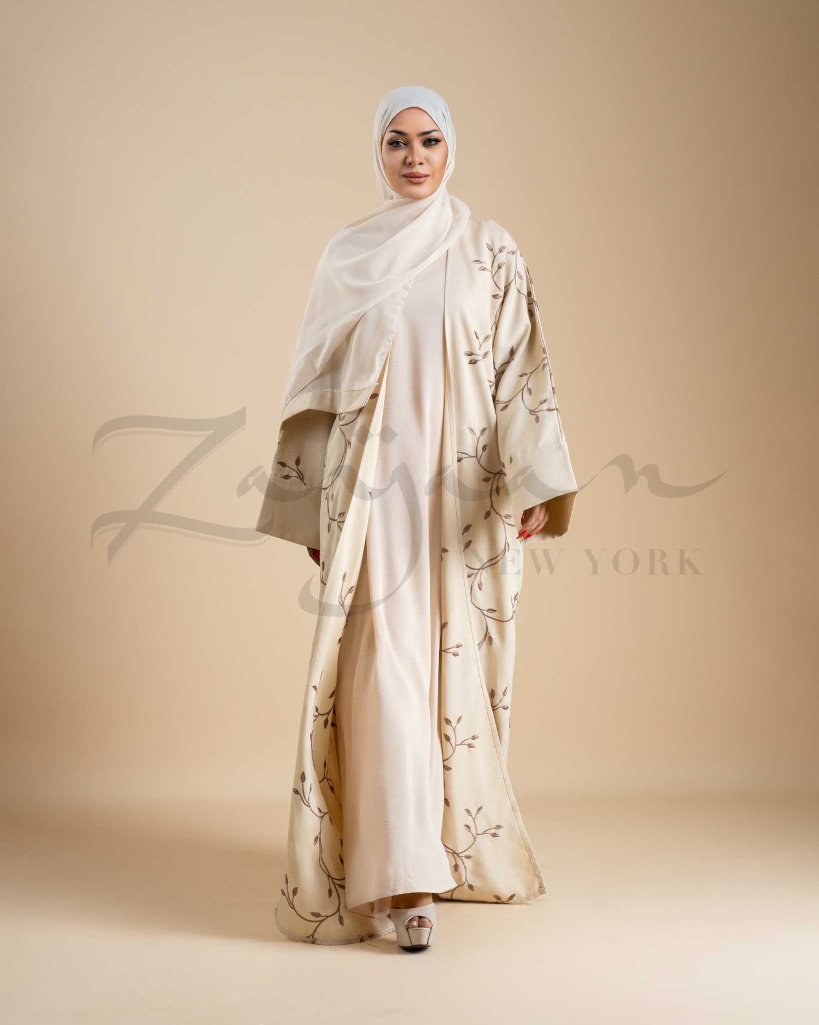Floral Vine Abaya