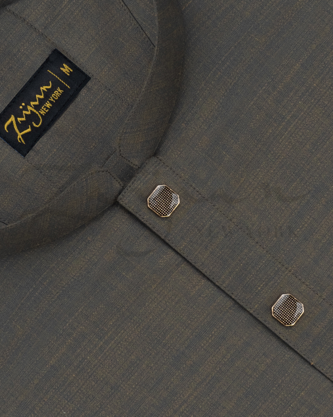 Pakistani Jacquard dark grayish-green | Father