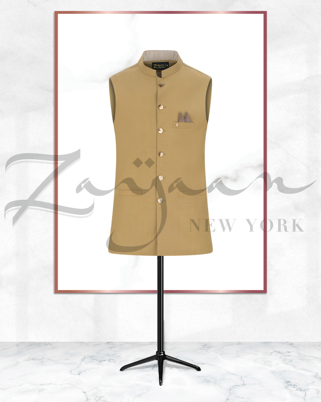 Premium Vest | light golden brown