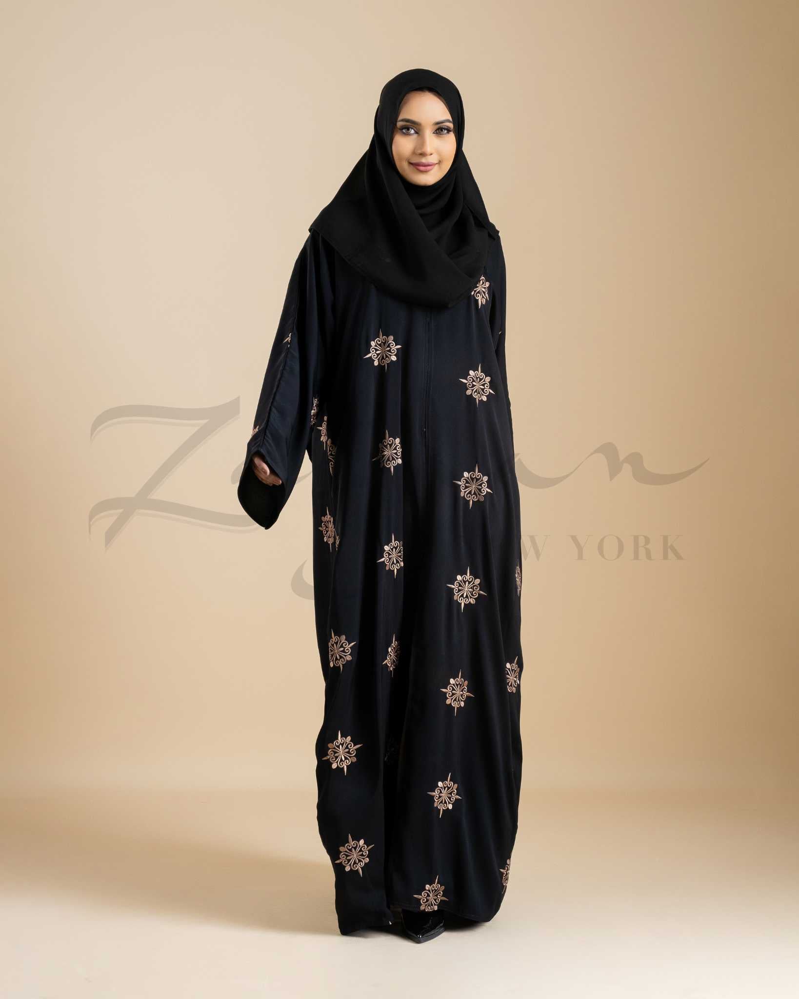 Golden Medallion Abaya