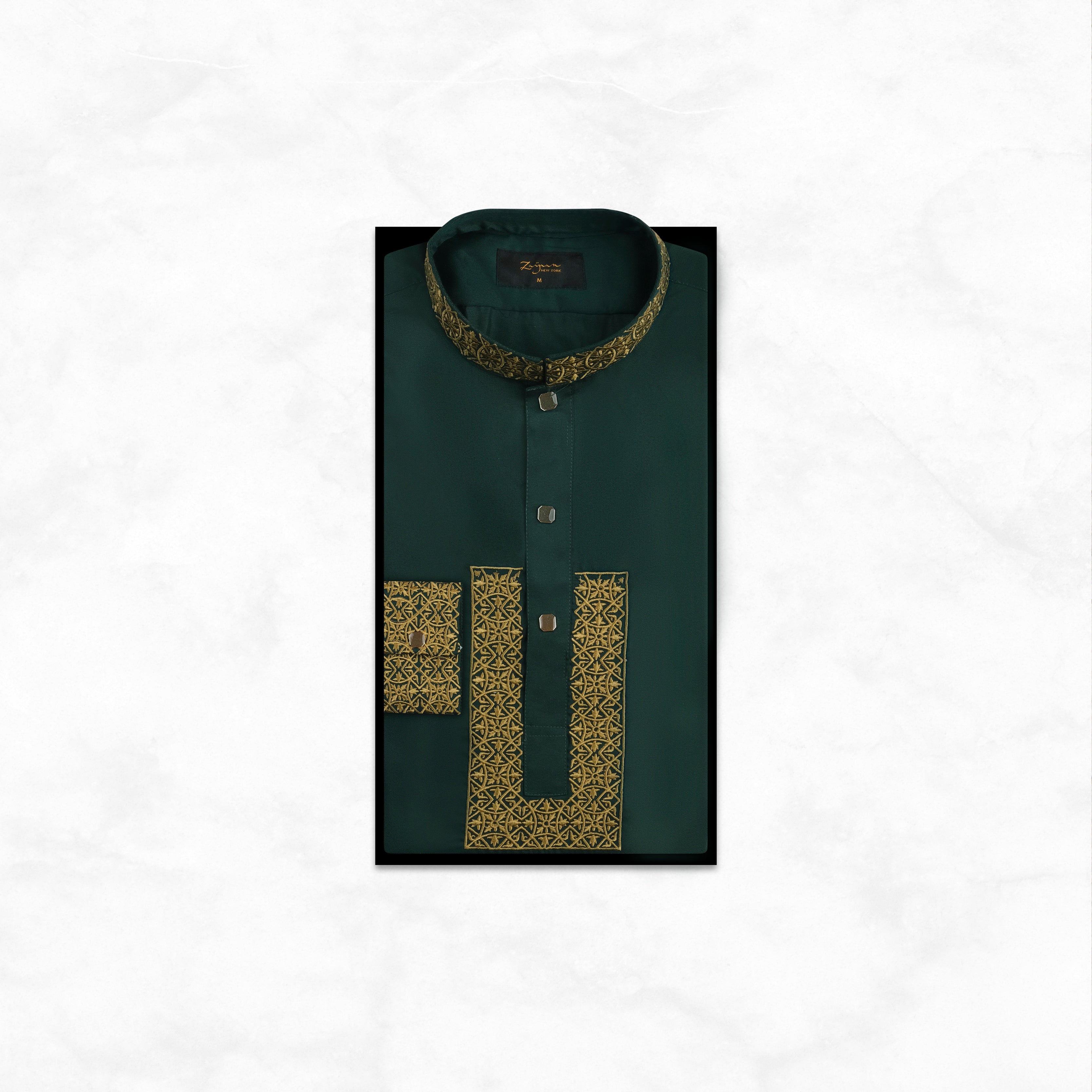 Premium panjabi I Deep Green
