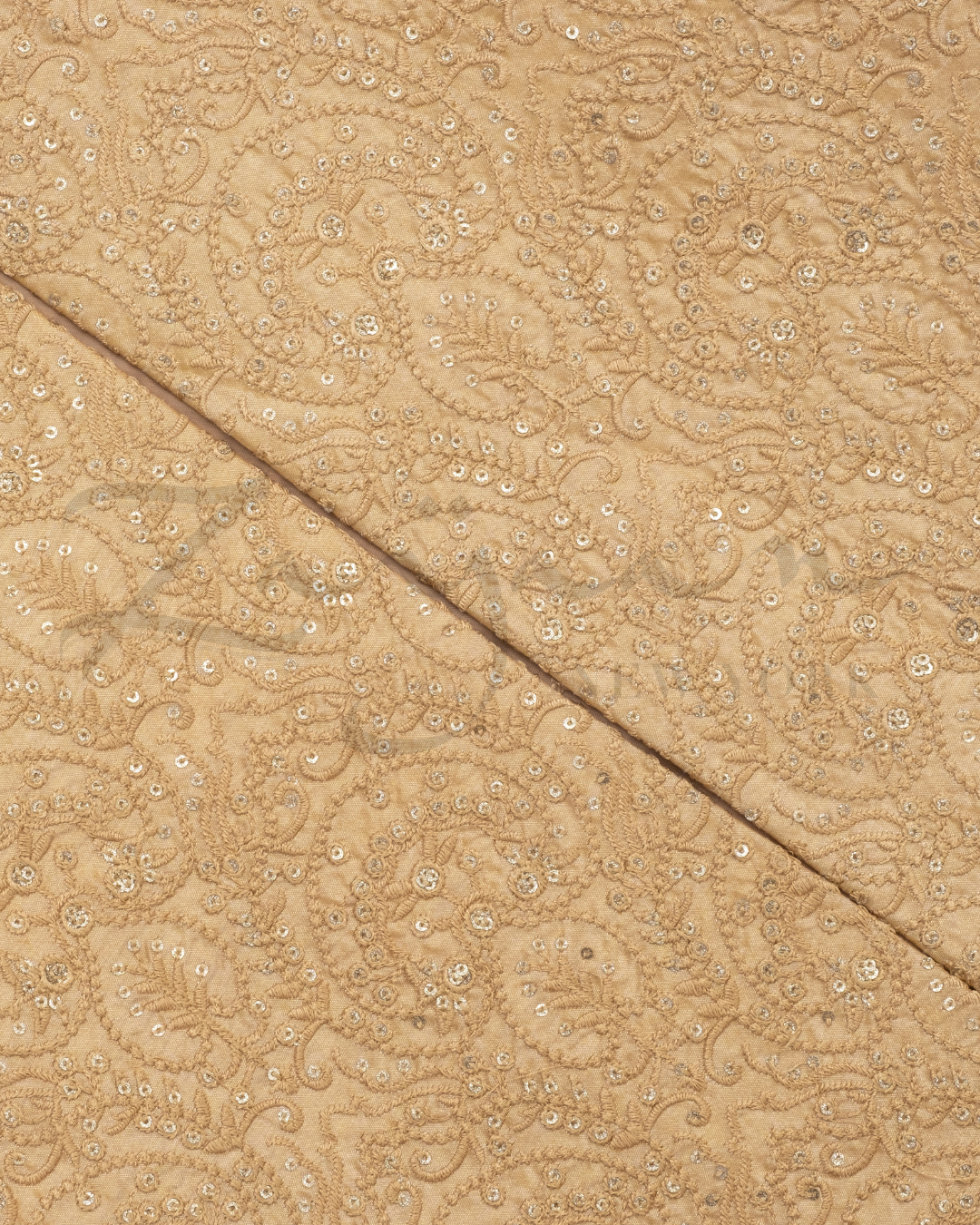 Premium embroidered Sherwani Set| Beige I Son