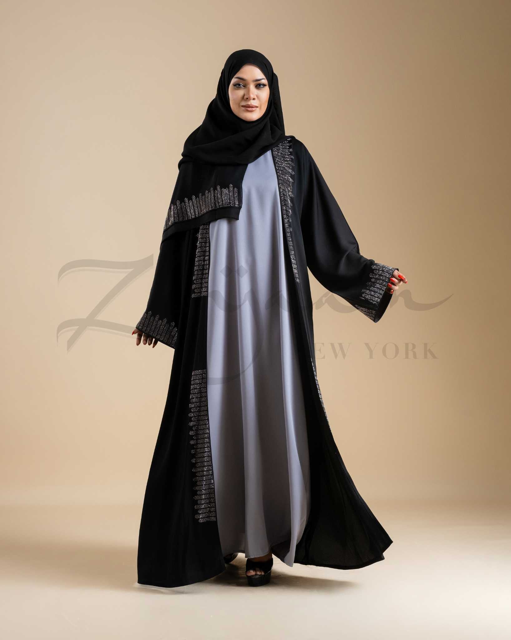 Silver Lining Abaya