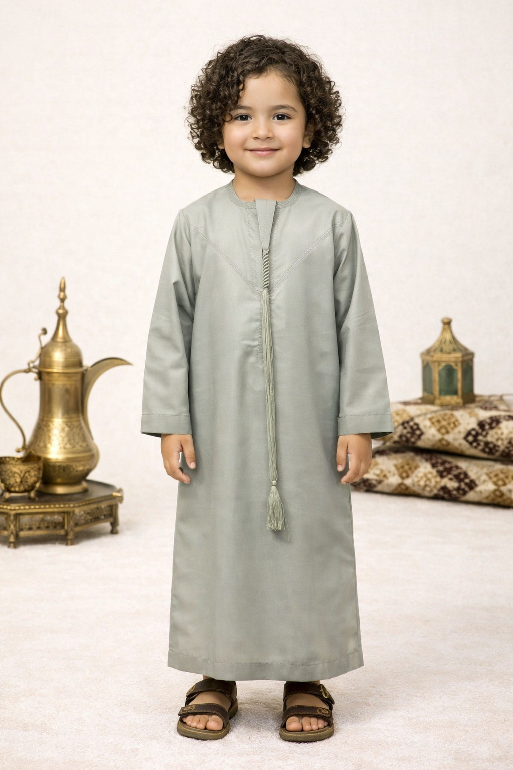 Premium Kids Emirati | Pastel Green