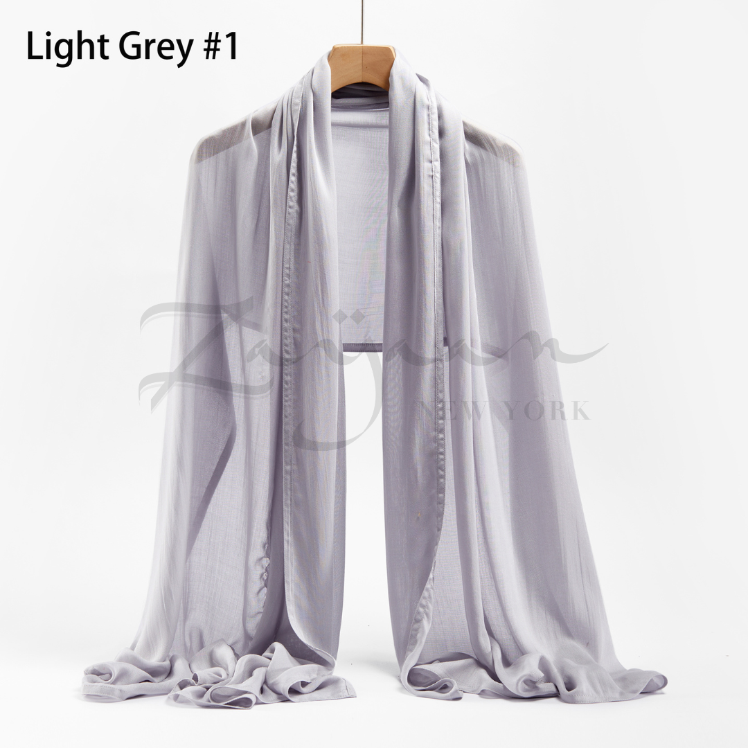 Premium Viscose DBL Stch Modal Hijab