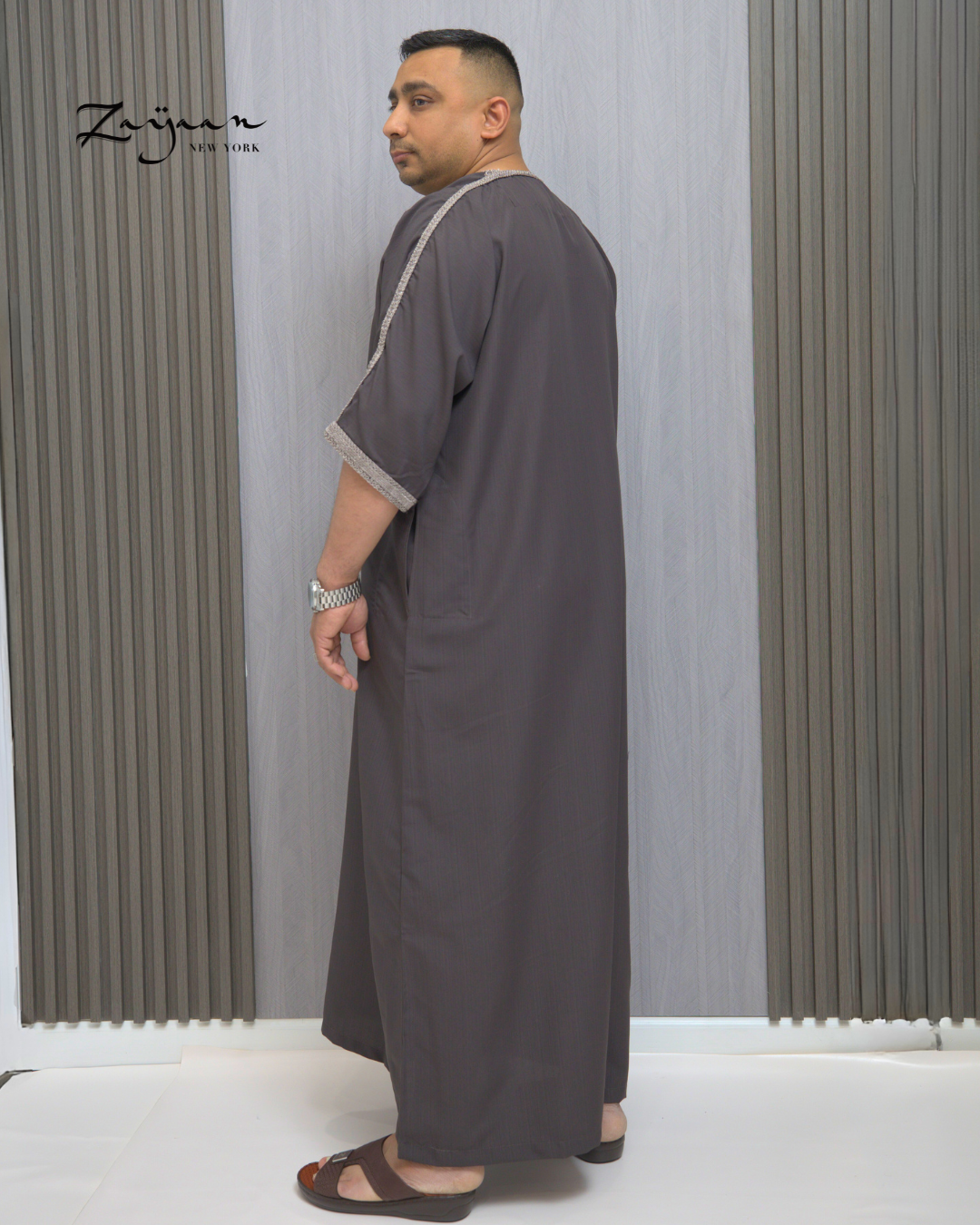 Authentic Moroccan Thobe | DARK GRAY