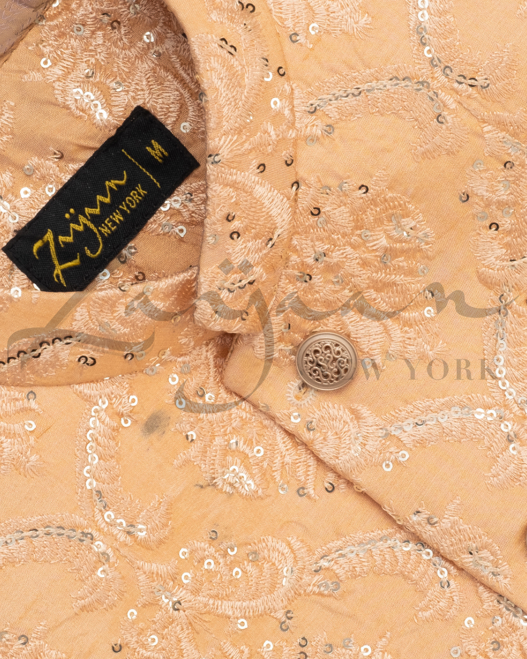 Premium Embroidery Vest | Peach| Kids