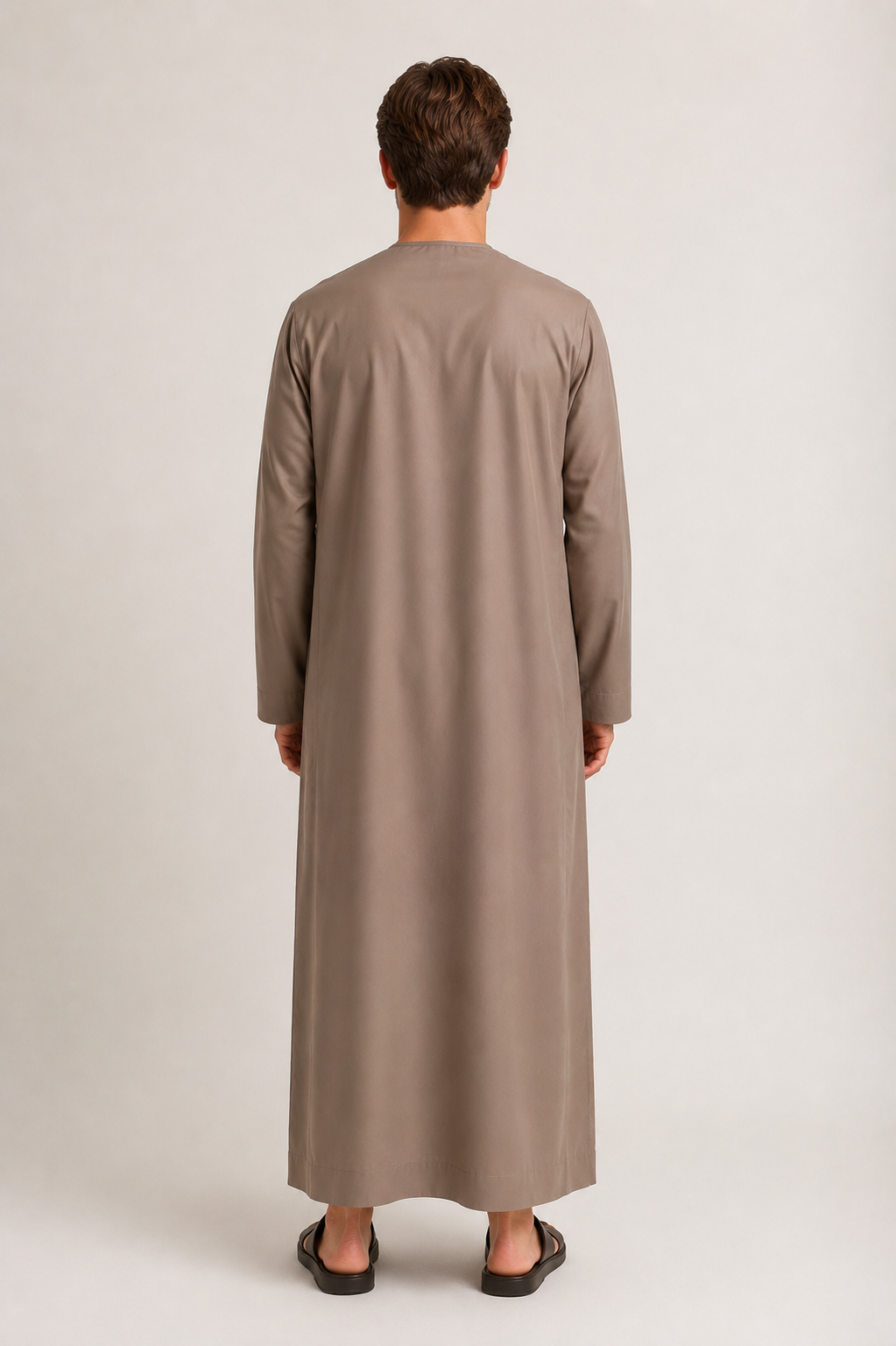 Premium Emirati Thobe | Earthy Brown