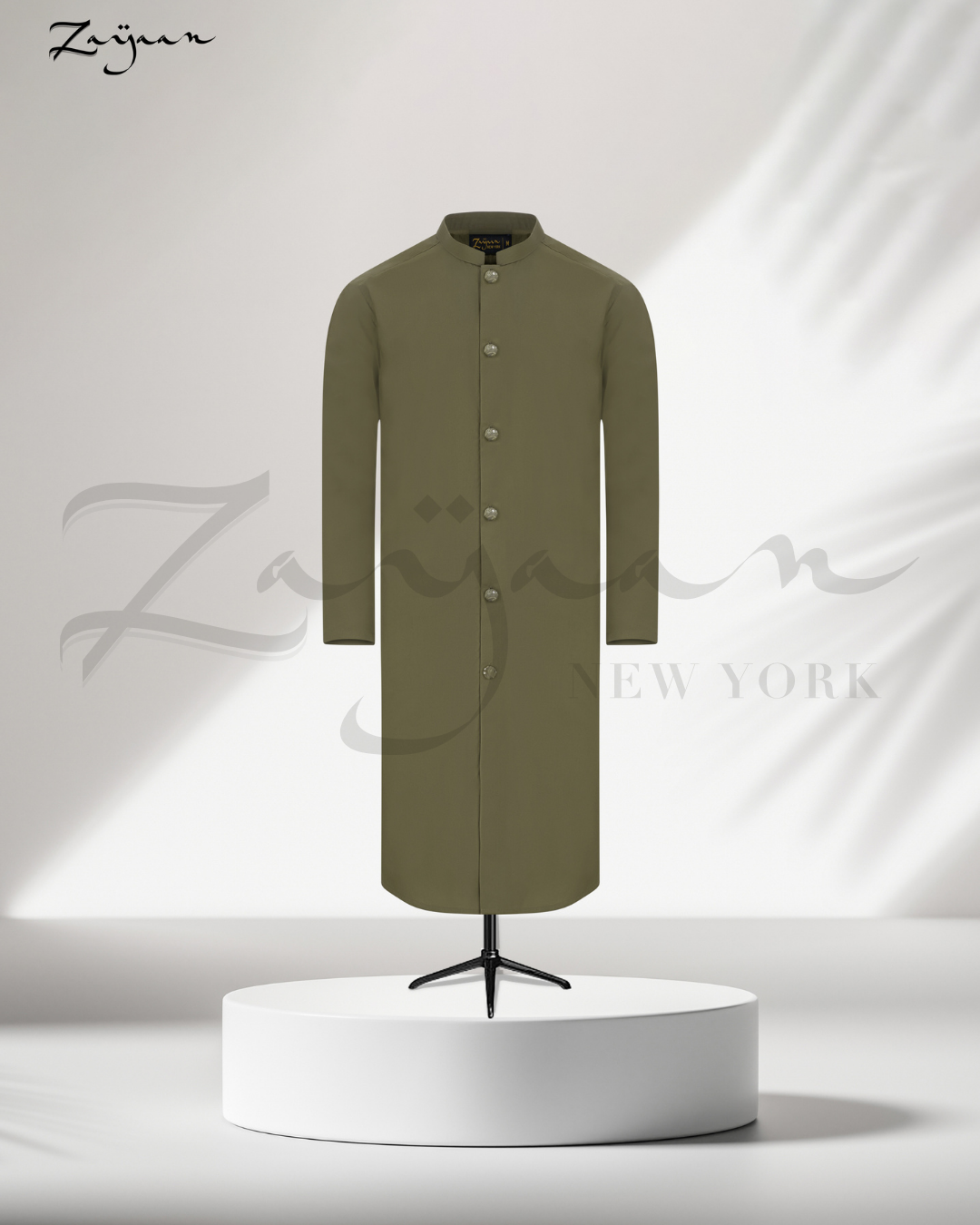 Pakistani sherwani Olive