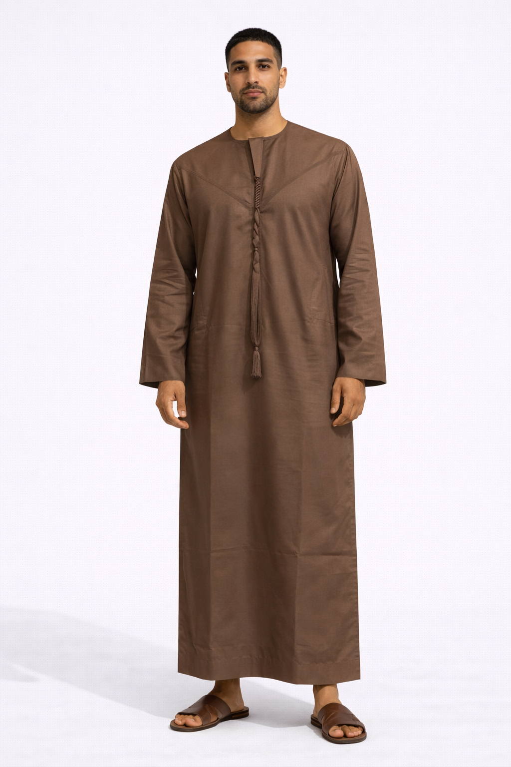 Premium Emirati Thobe | Brown