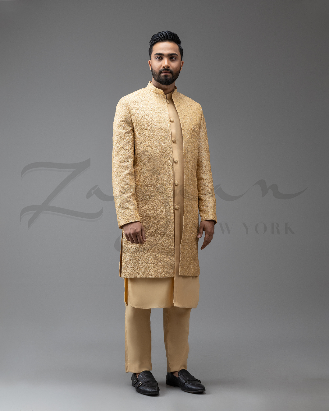 Pakistani sherwani gold | Son
