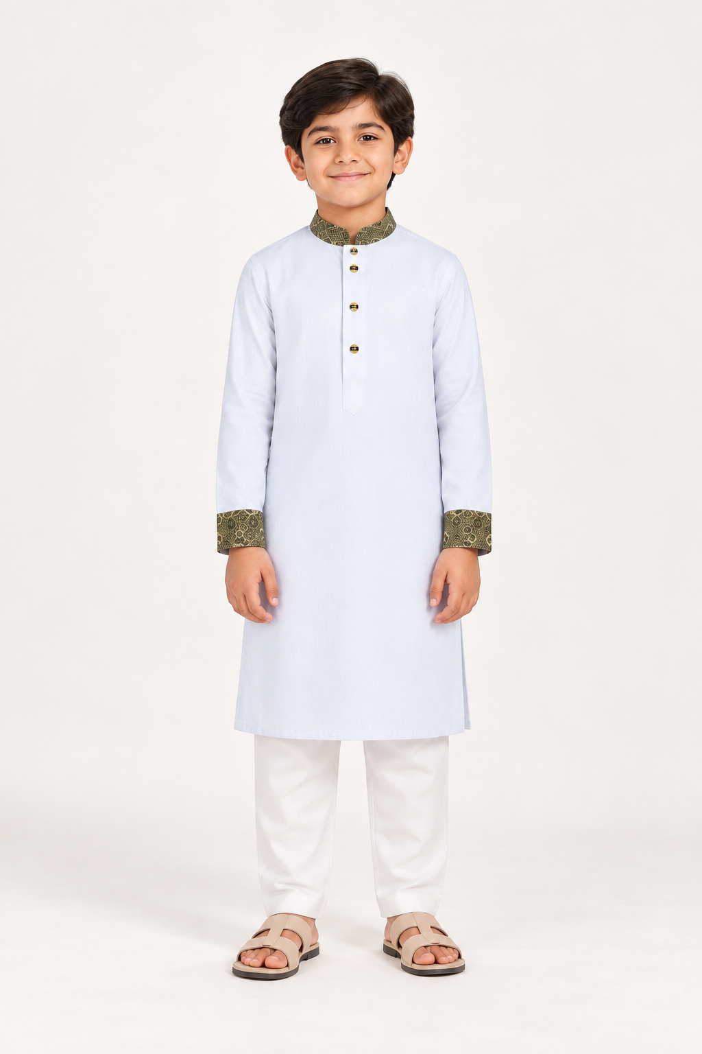 Premium Panjabi | White | Son