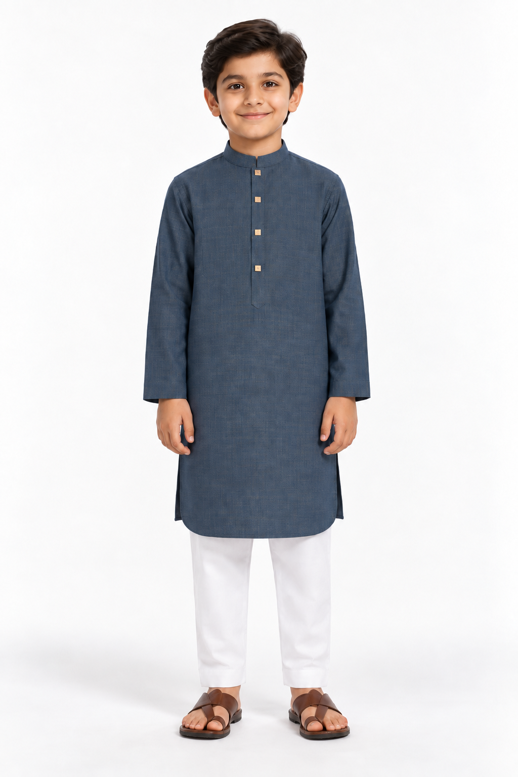 Pakistani Jacquard navy blue