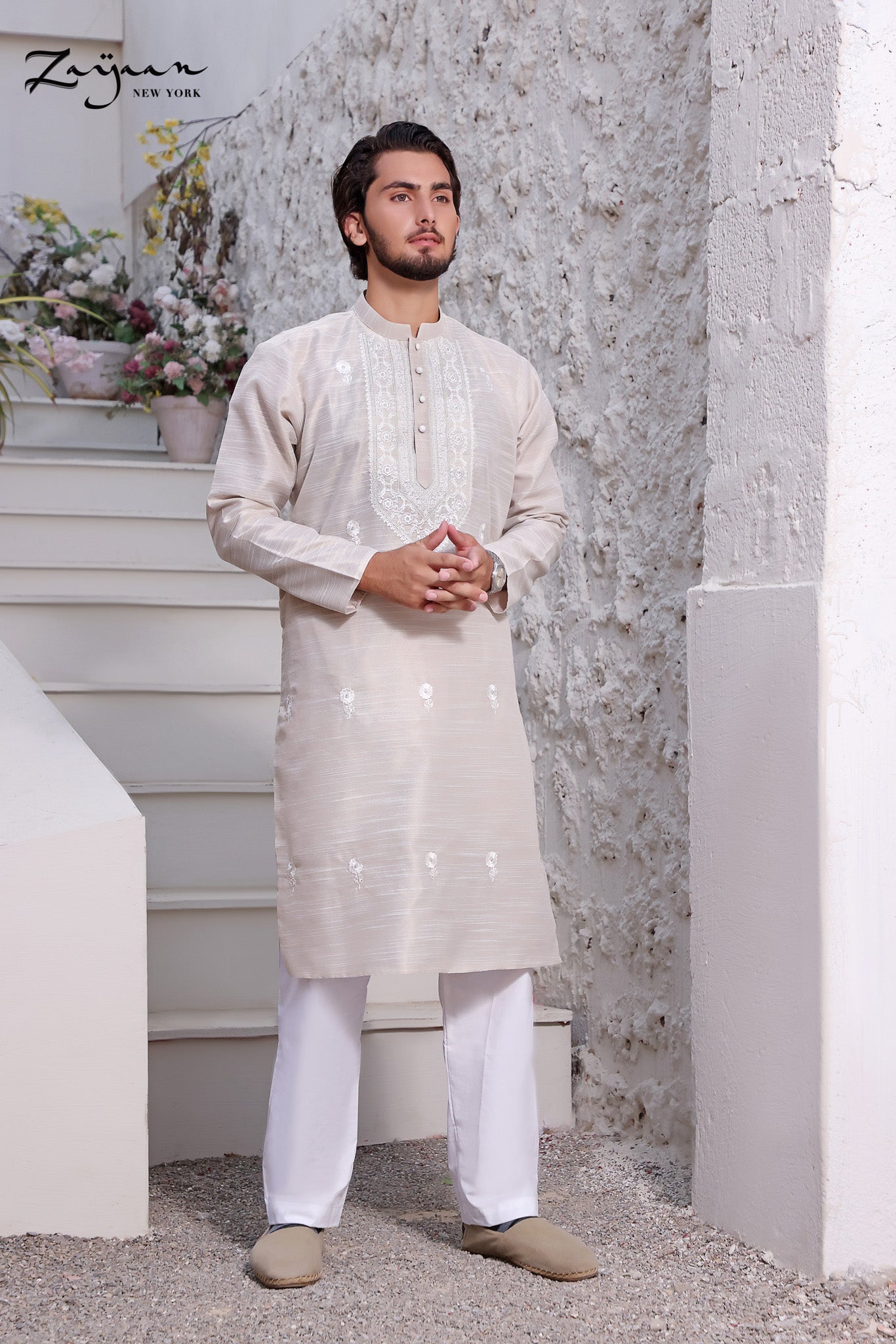 Platinum Panjabi | Cream