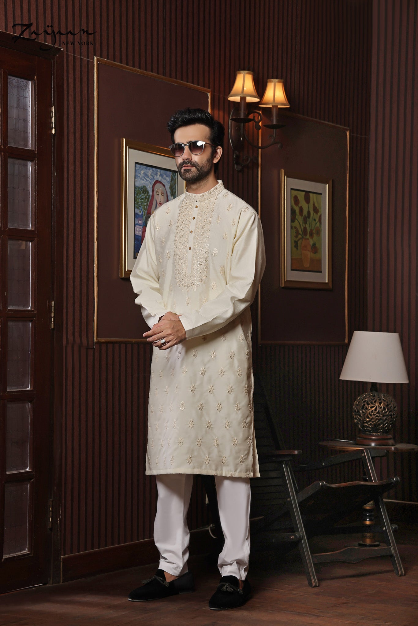 Platinum Panjabi | Off-White