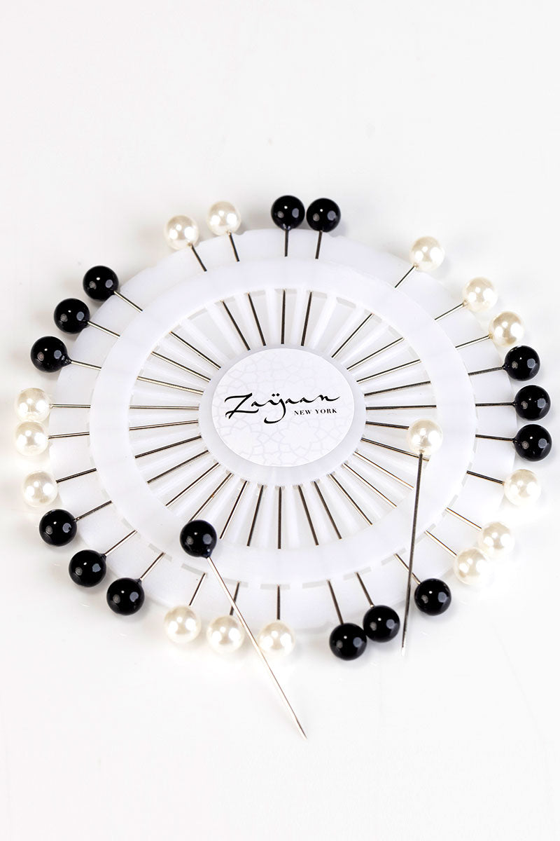 Straight Pin | Black & White
