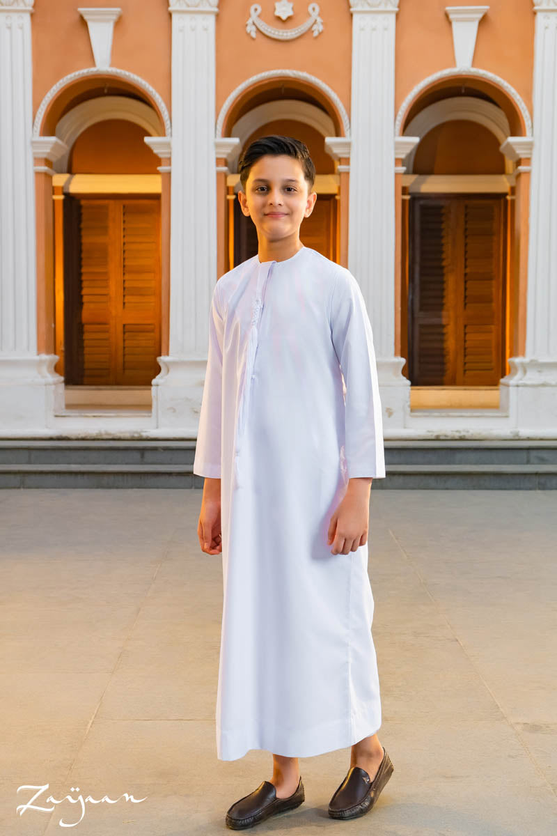 Premium Kids Emirati | White