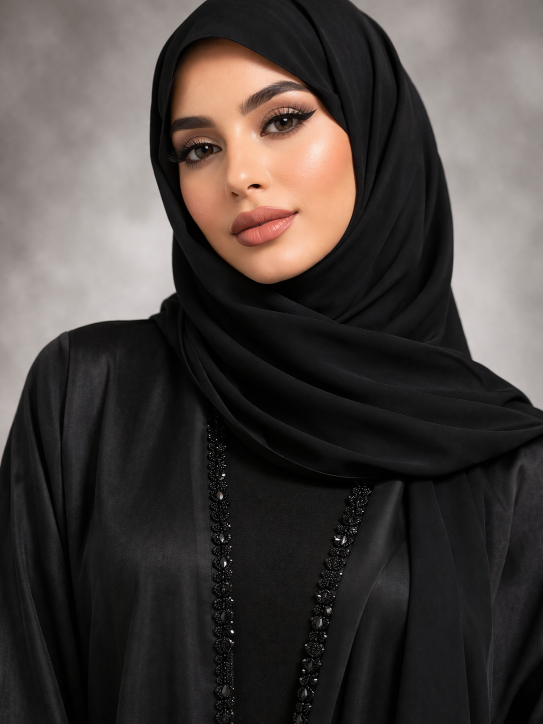 Velour Noir Abaya
