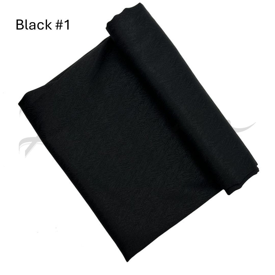 Diagonal Flower Satin Hijab