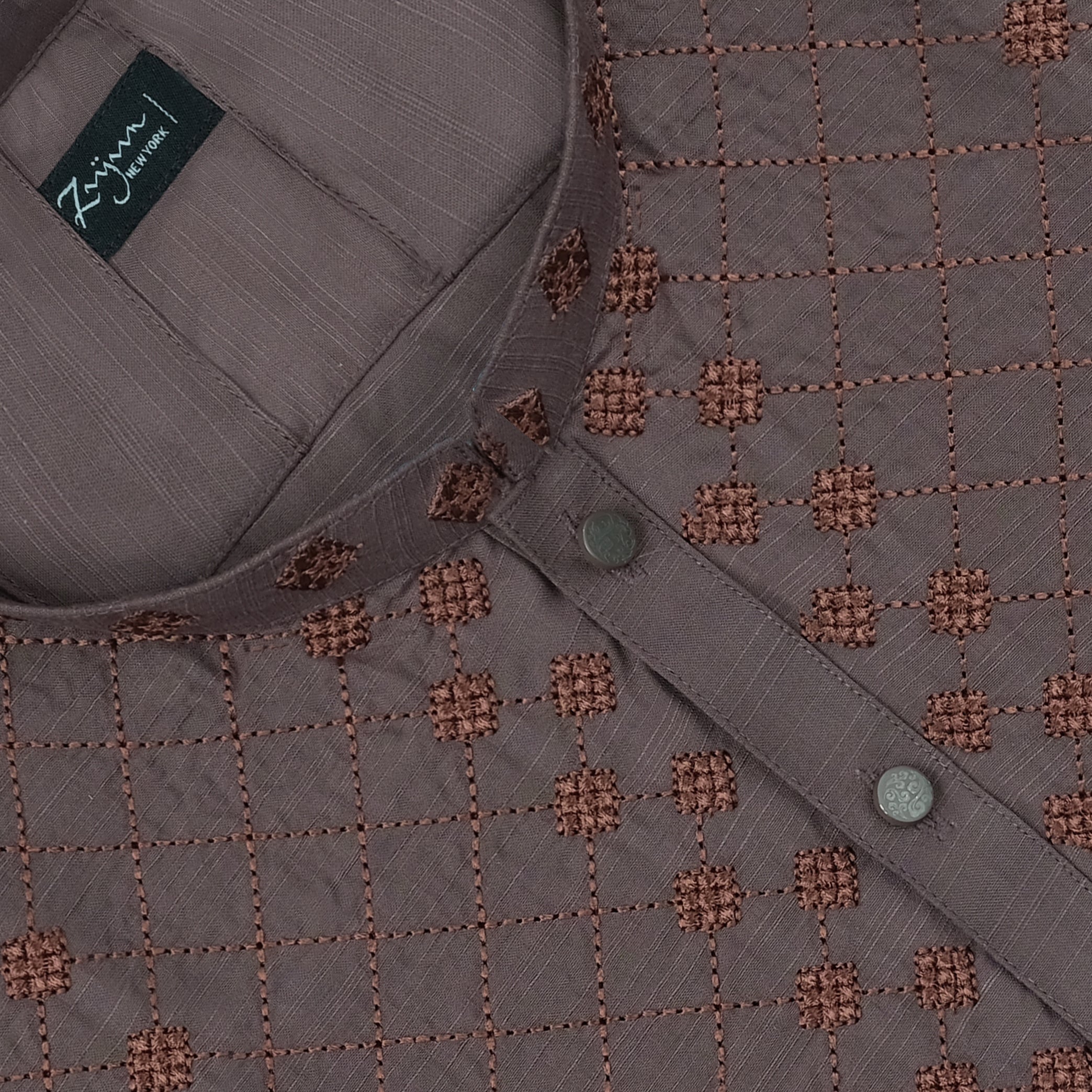 Premium panjabi I grayish-brown