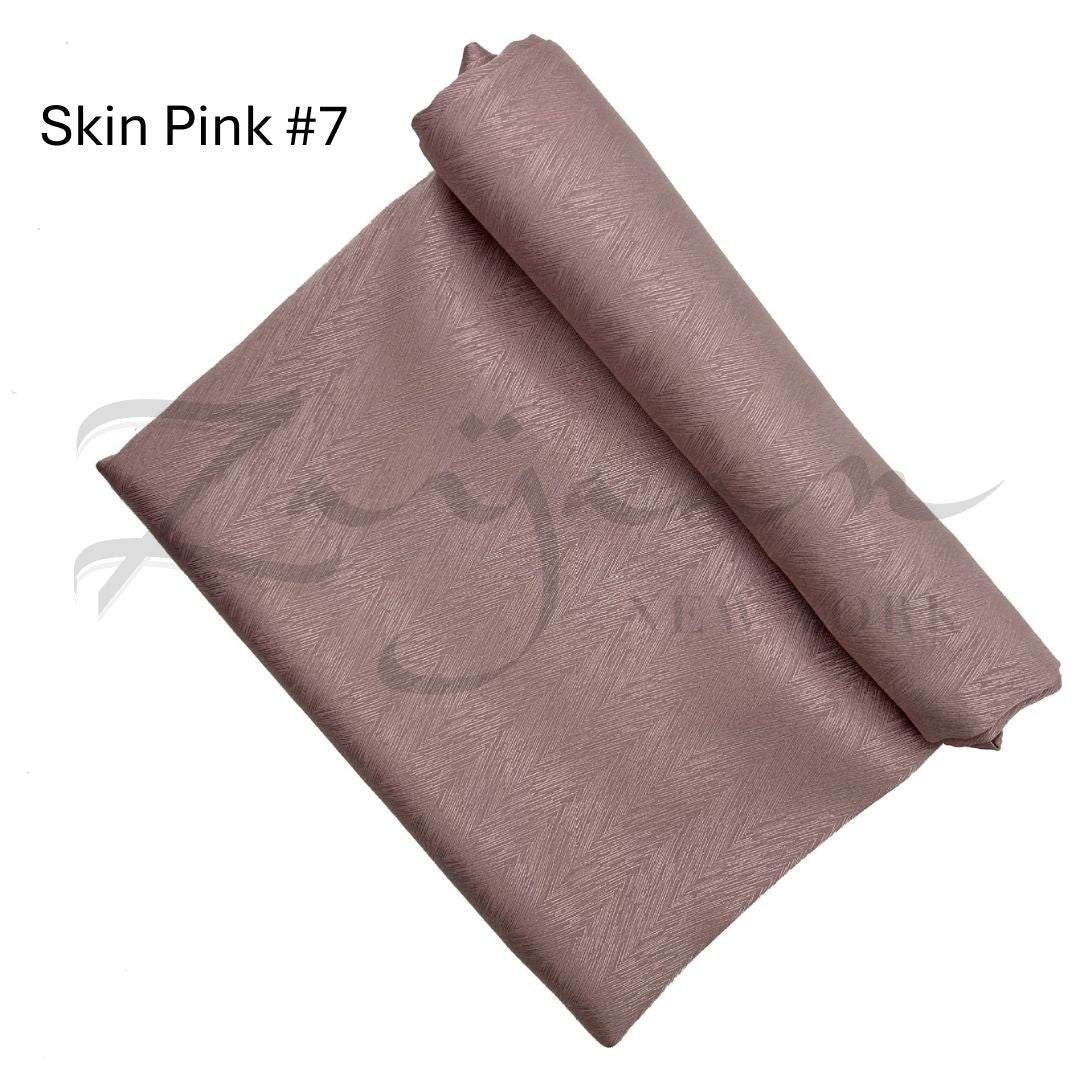 Diagonal Flower Satin Hijab