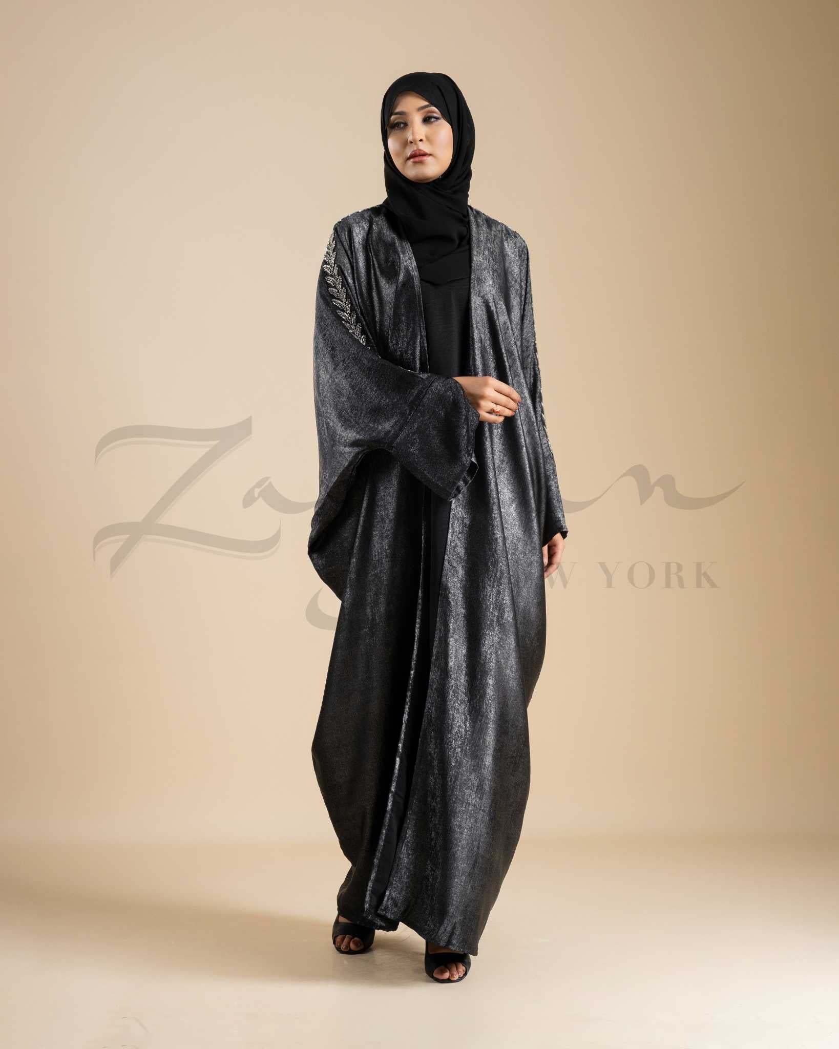 Luminous Metallic Abaya