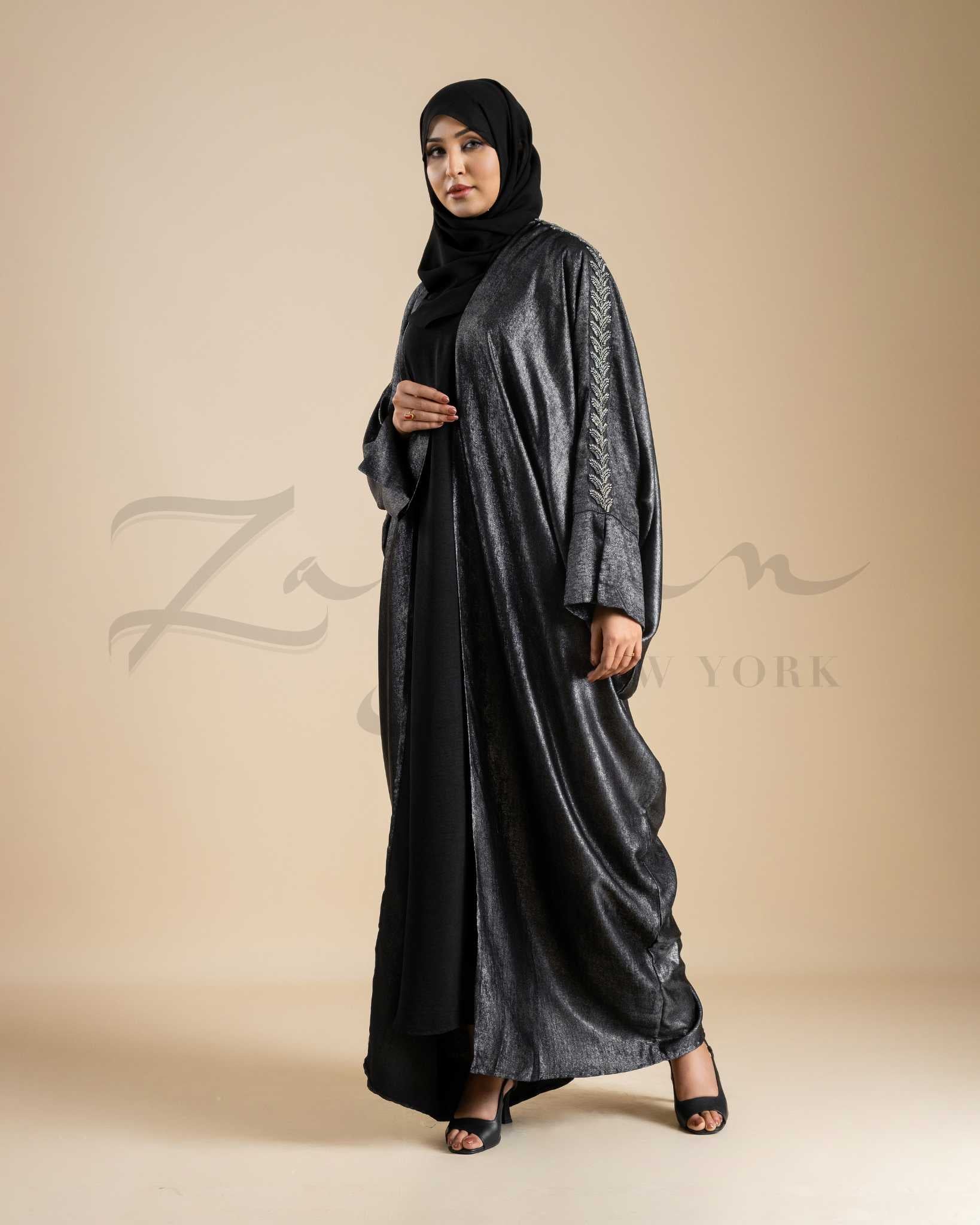 Luminous Metallic Abaya