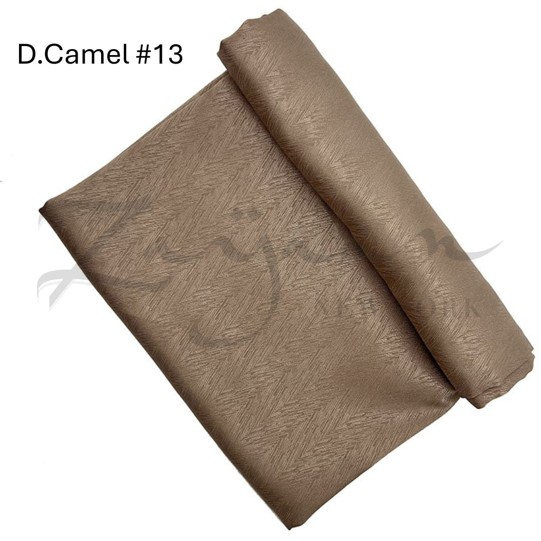 Diagonal Flower Satin Hijab