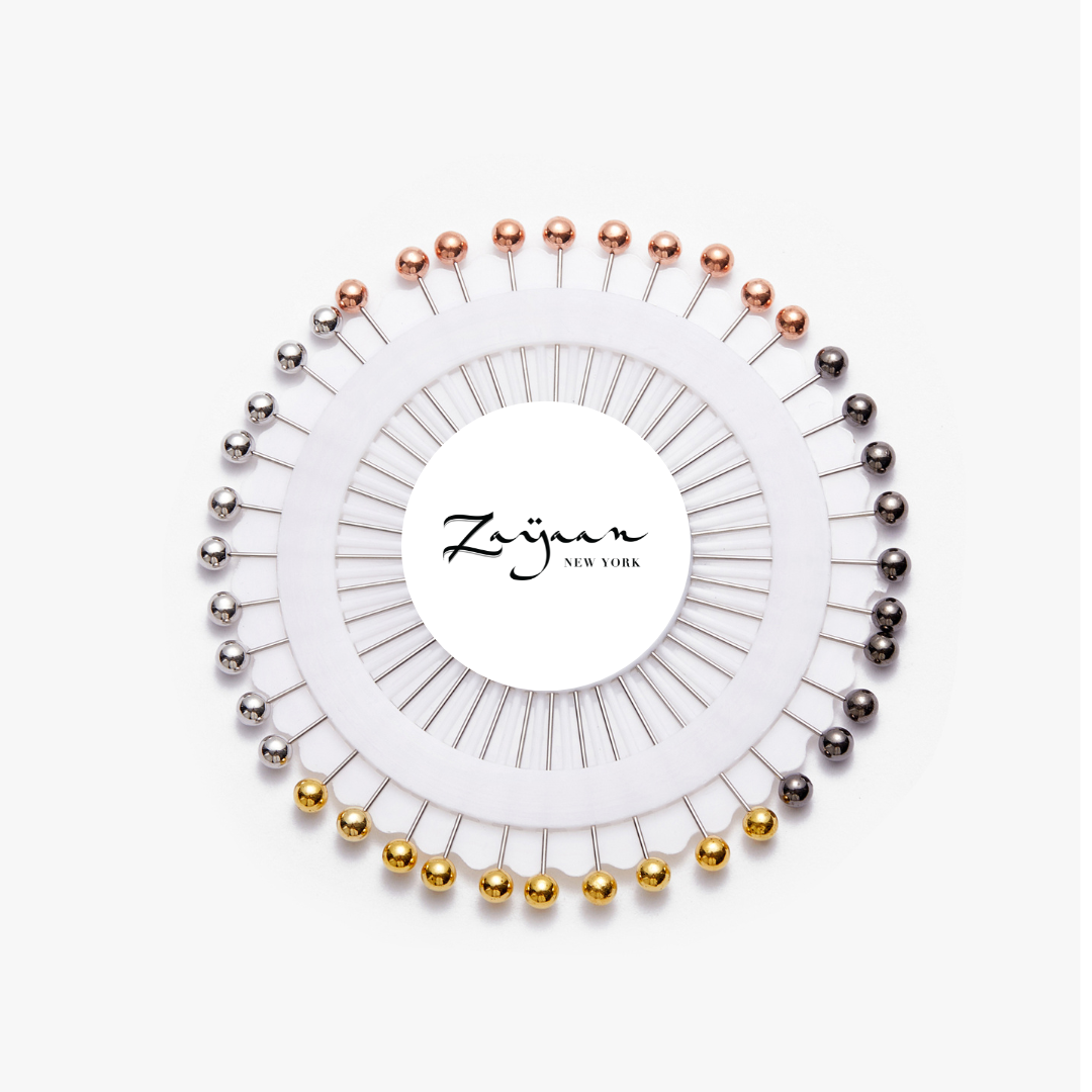 1.5 Inches Hijab Pin 40pcs Circle