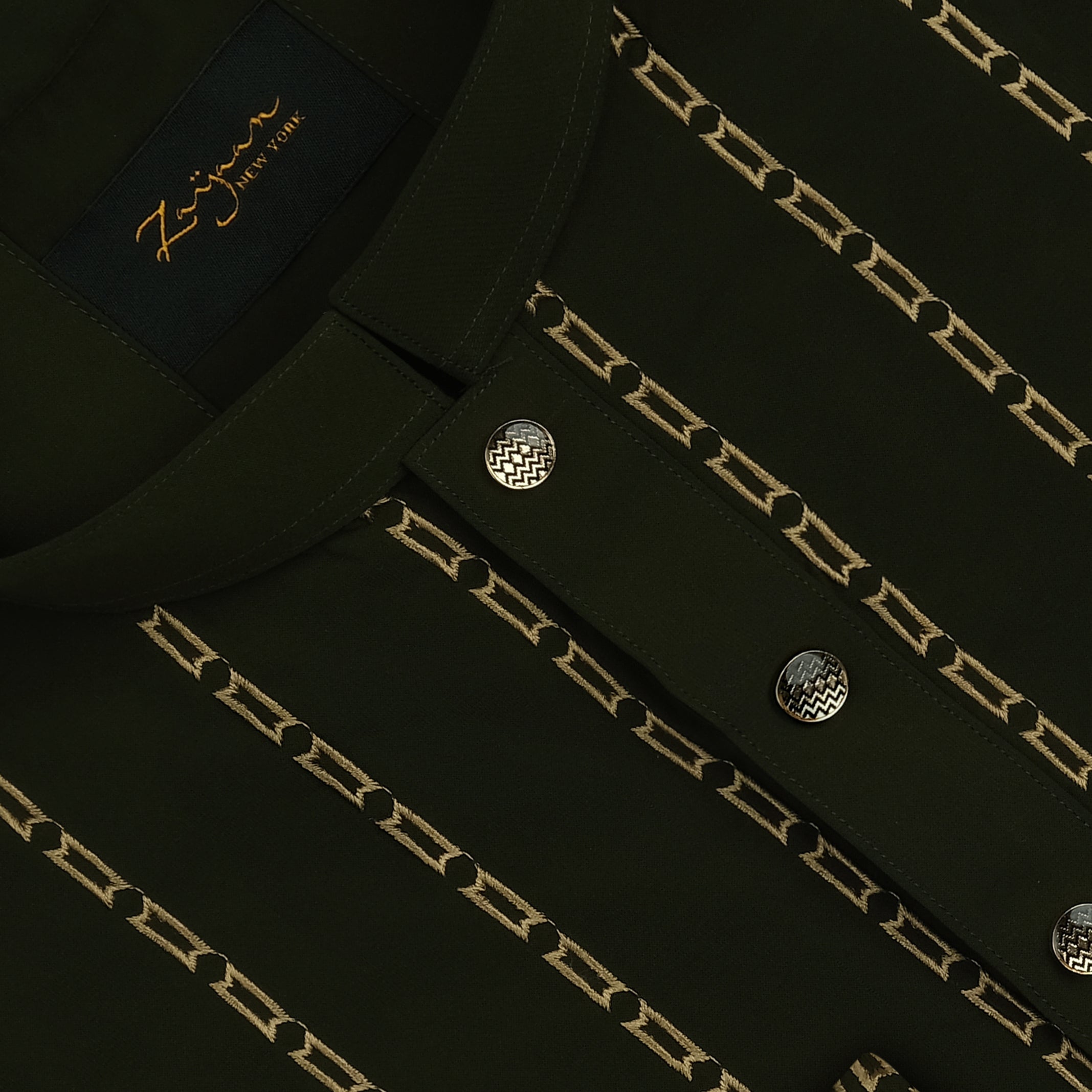 Premium panjabi I Dark olive green
