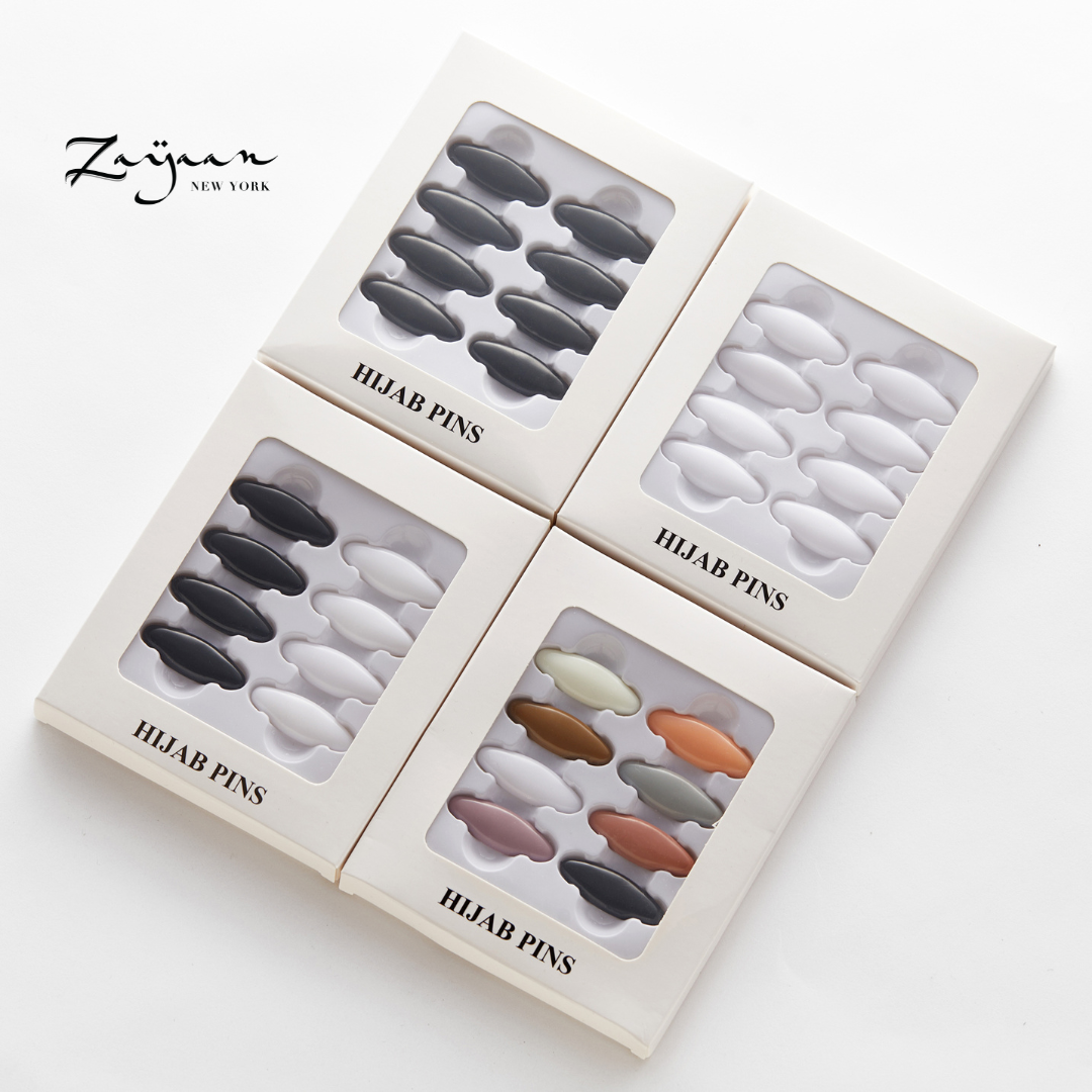 Hijab Pins Solid 8Pcs Box