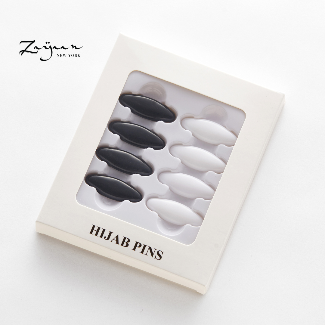 Hijab Pins Solid 8Pcs Box