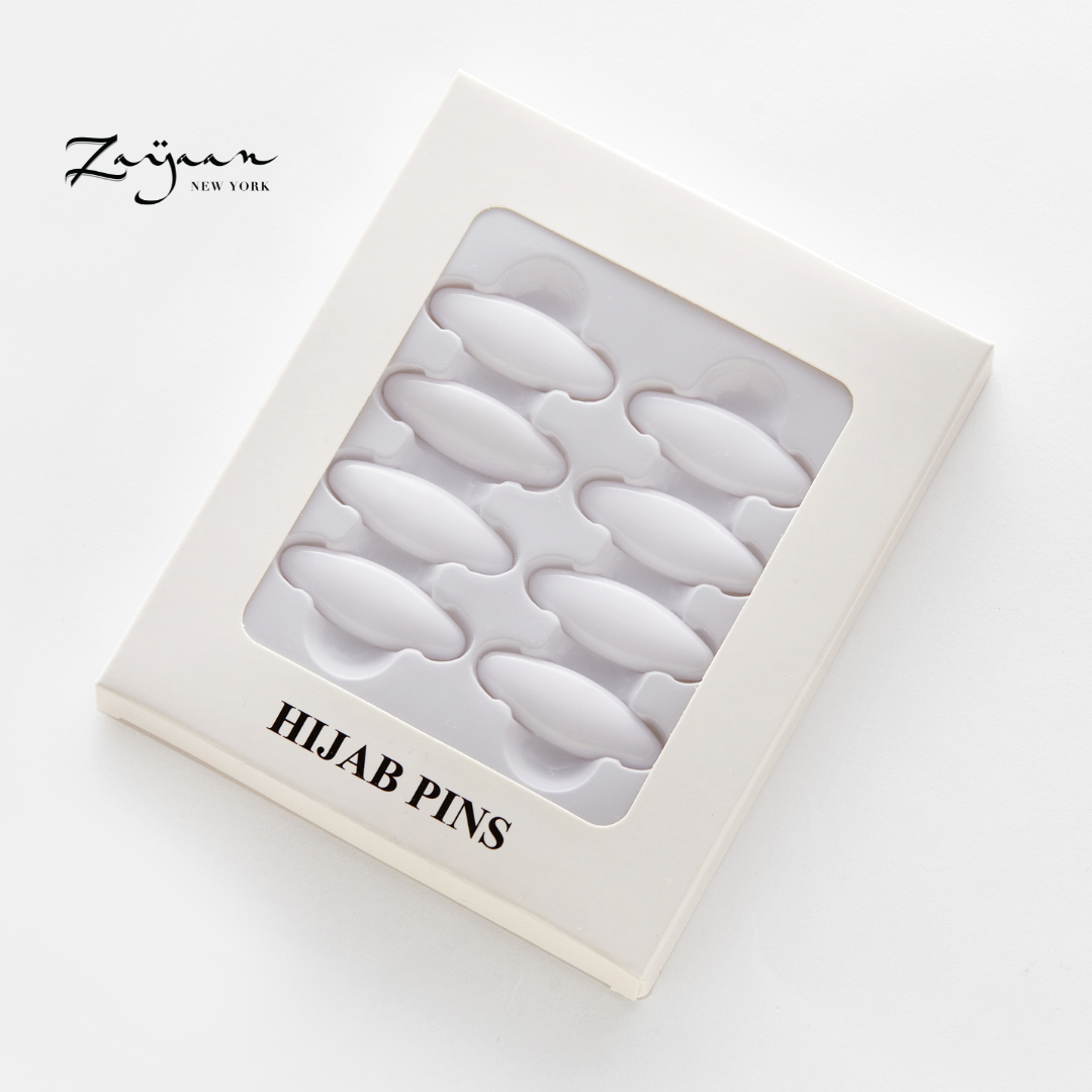 Hijab Pins Solid 8Pcs Box