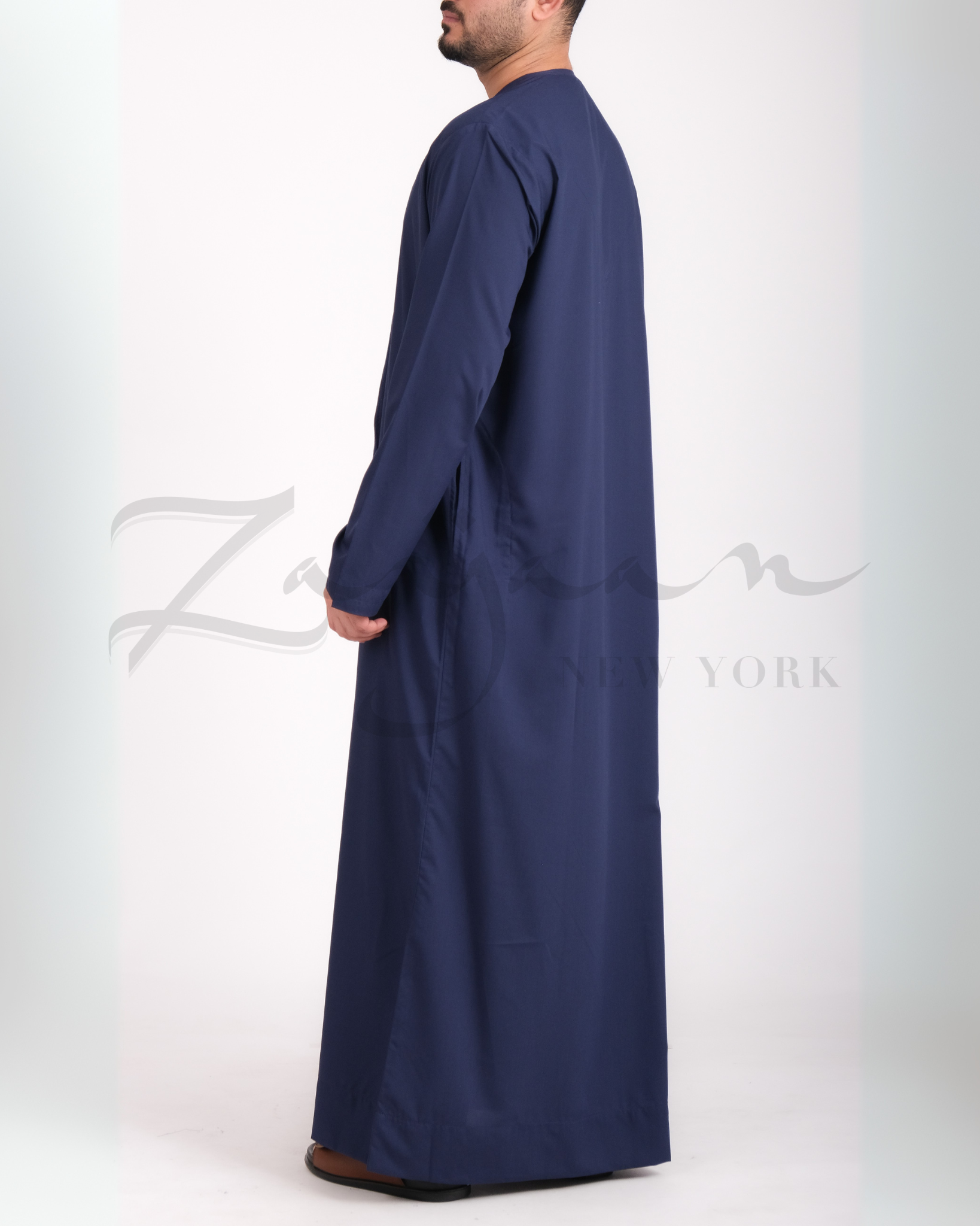 Premium Emirati Thobe | Navy Blue