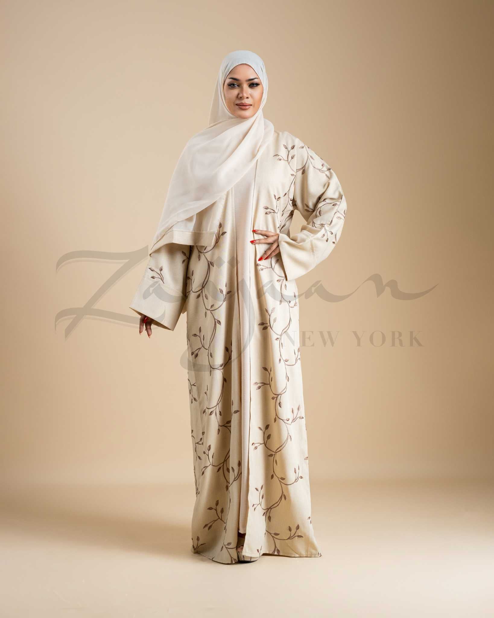 Floral Vine Abaya