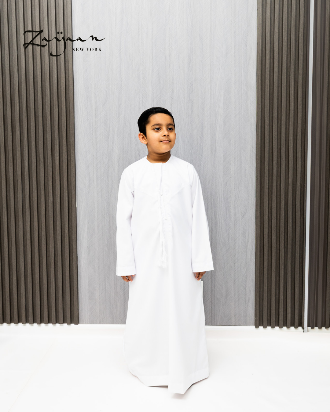 Premium Kids Emirati | White