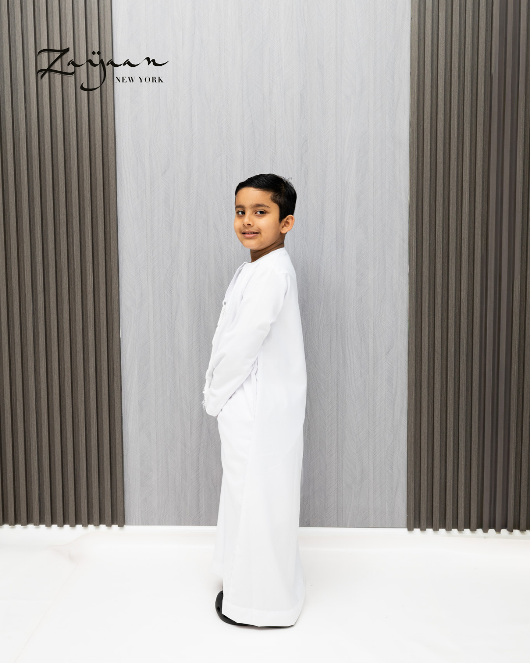 Premium Kids Emirati | White