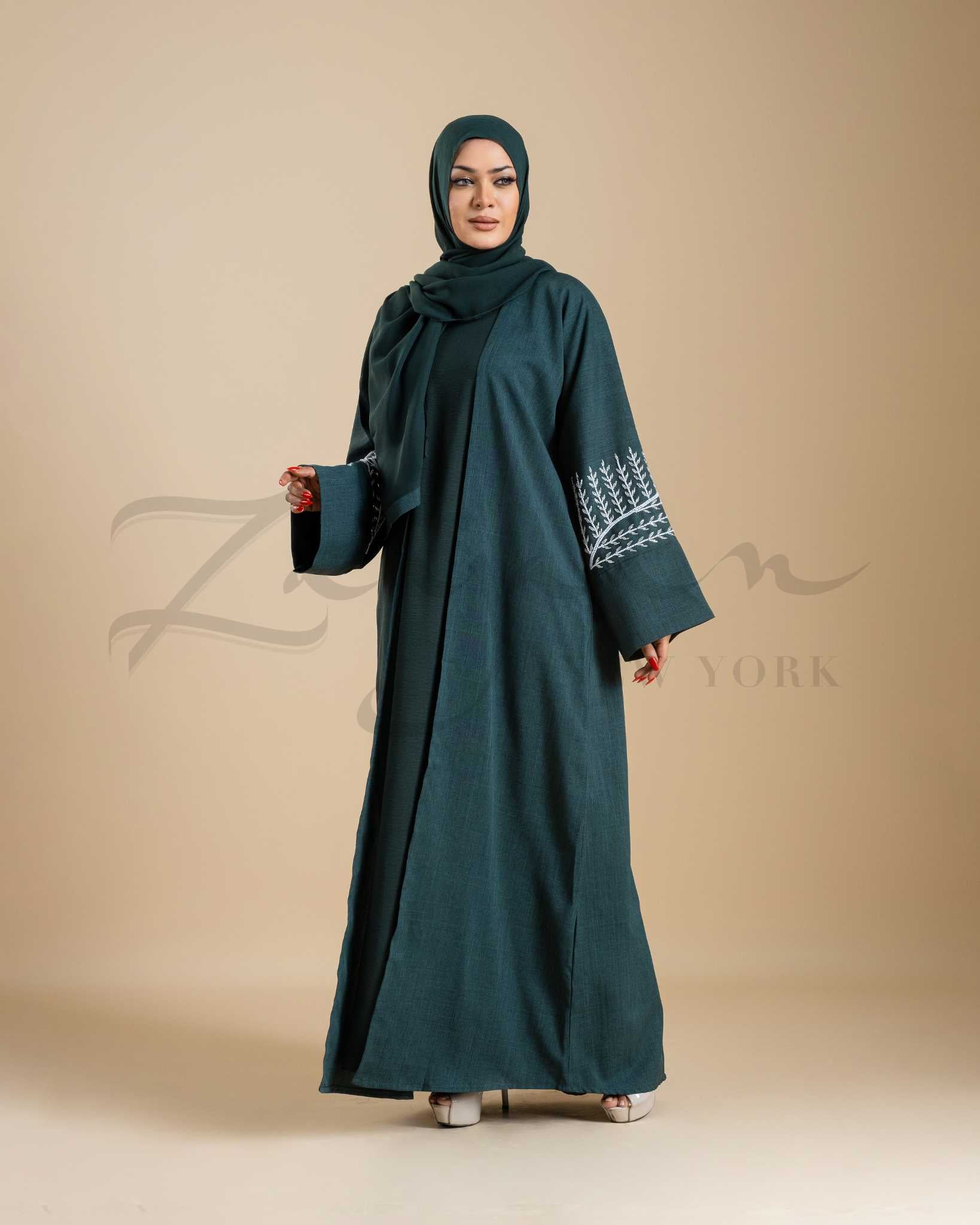 Blossom Stone Embellished Abaya
