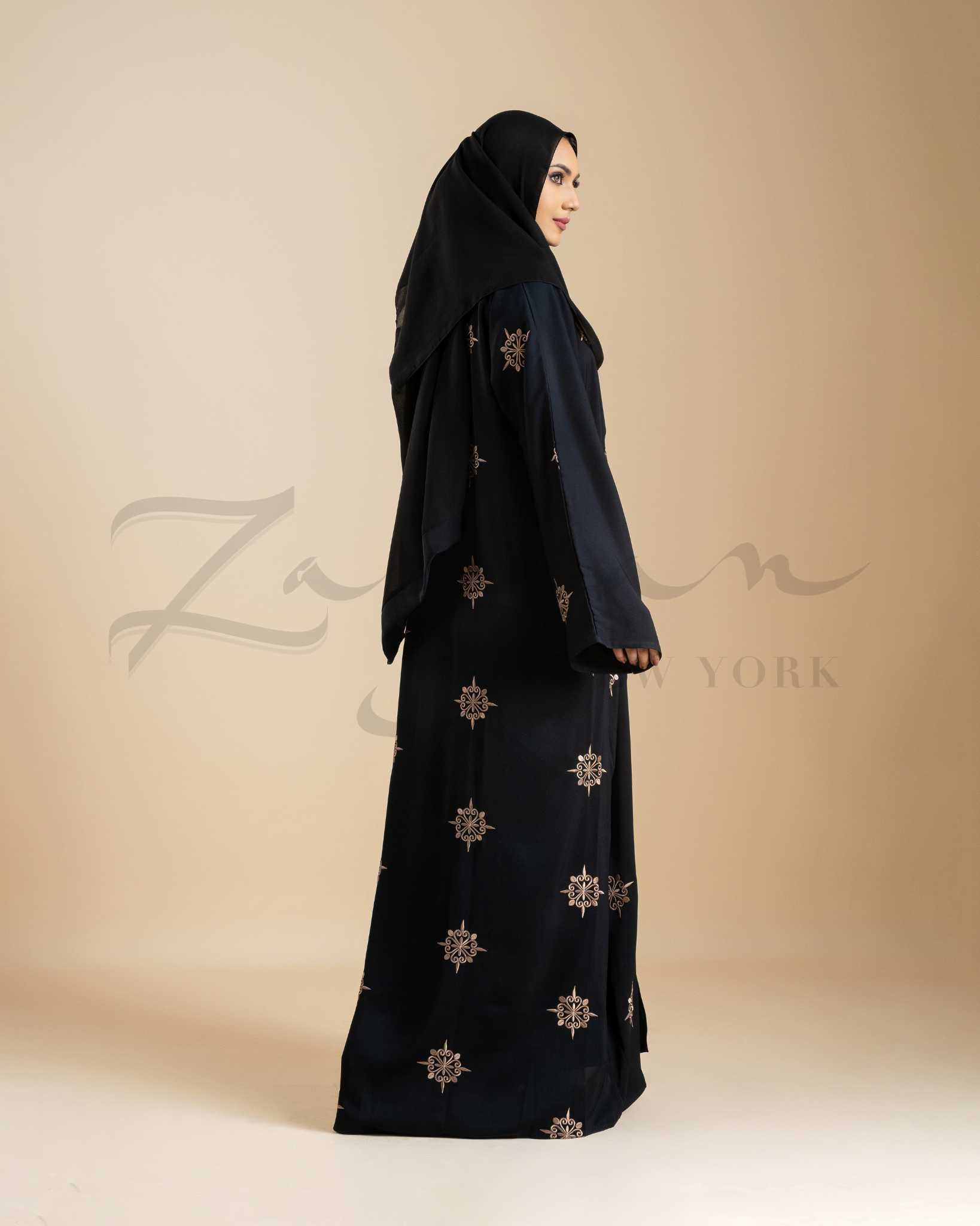 Golden Medallion Abaya