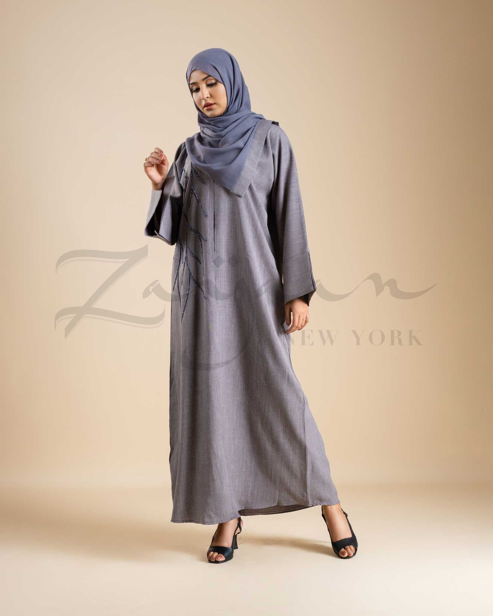 Branch Embroidery Abaya